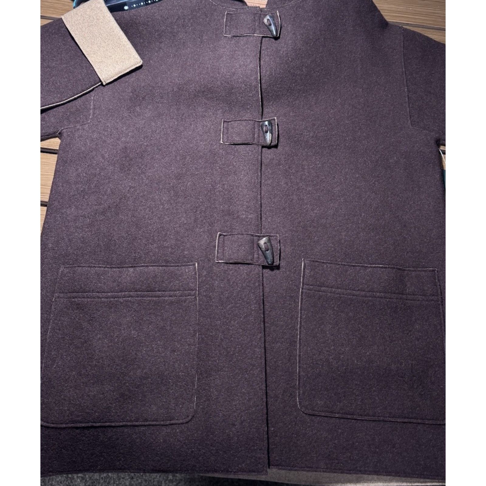 Lauren Ralph Lauren VTG NWT Ralph Lauren Wool Blend Hooded Coat Women’s Large Size L / US 10 / IT 46 - 8 Thumbnail