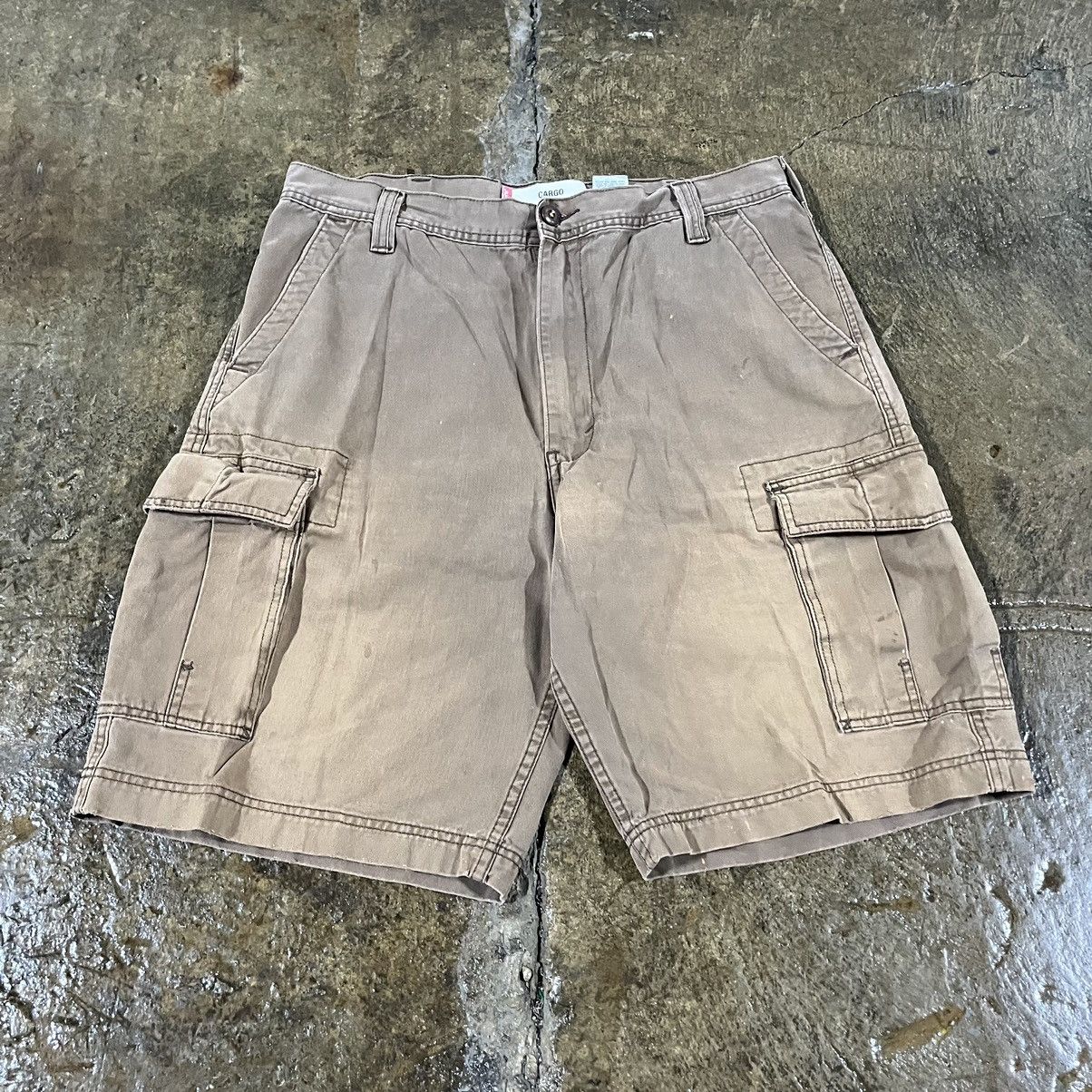 Levi's × Vintage Crazy Y2K Levi's Cargo Shorts Baggy Skater Utility Essential Size US 36 / EU 52 - 7 Thumbnail