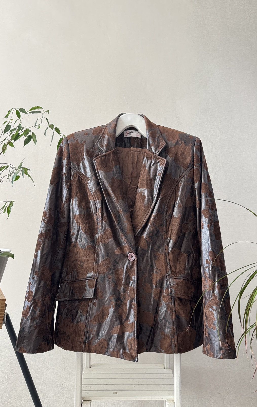 Hysteric Glamour Vintage Y2K Snake Skin Blazer Cavalli Helmut Lang Vibe Size US M / EU 48-50 / 2 - 1 Thumbnail