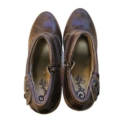 Seychelles Anthropologie Seychelles Ankle Booties Women Sz 8 Brown Leat Size US 8 / IT 38 - 6 Thumbnail