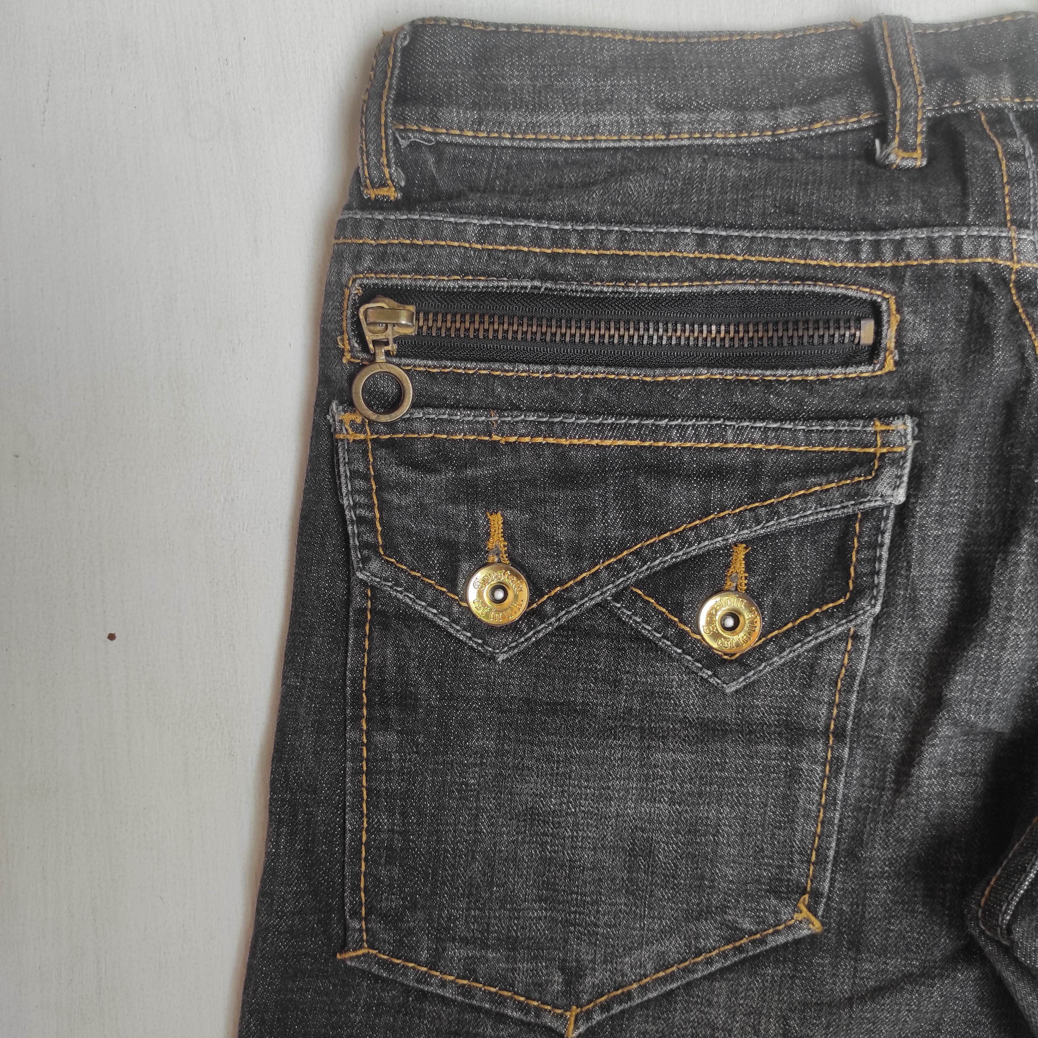 Hysteric Glamour Vintage Gold Line Apestein Rare Design Flare Jeans Size US 30 / EU 46 - 15 Thumbnail
