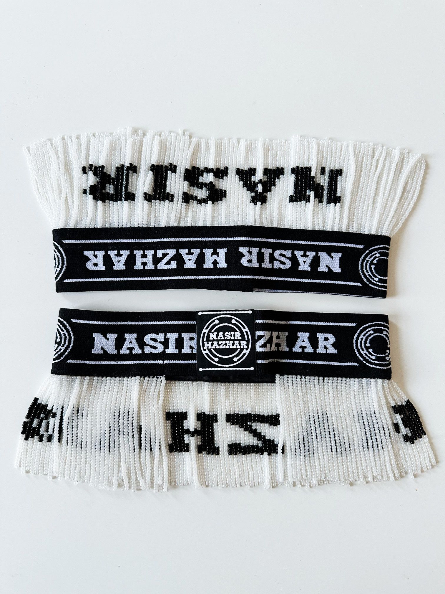 Nasir Mazhar Beaded Bully Logo Garters Size ONE SIZE - 1 Thumbnail