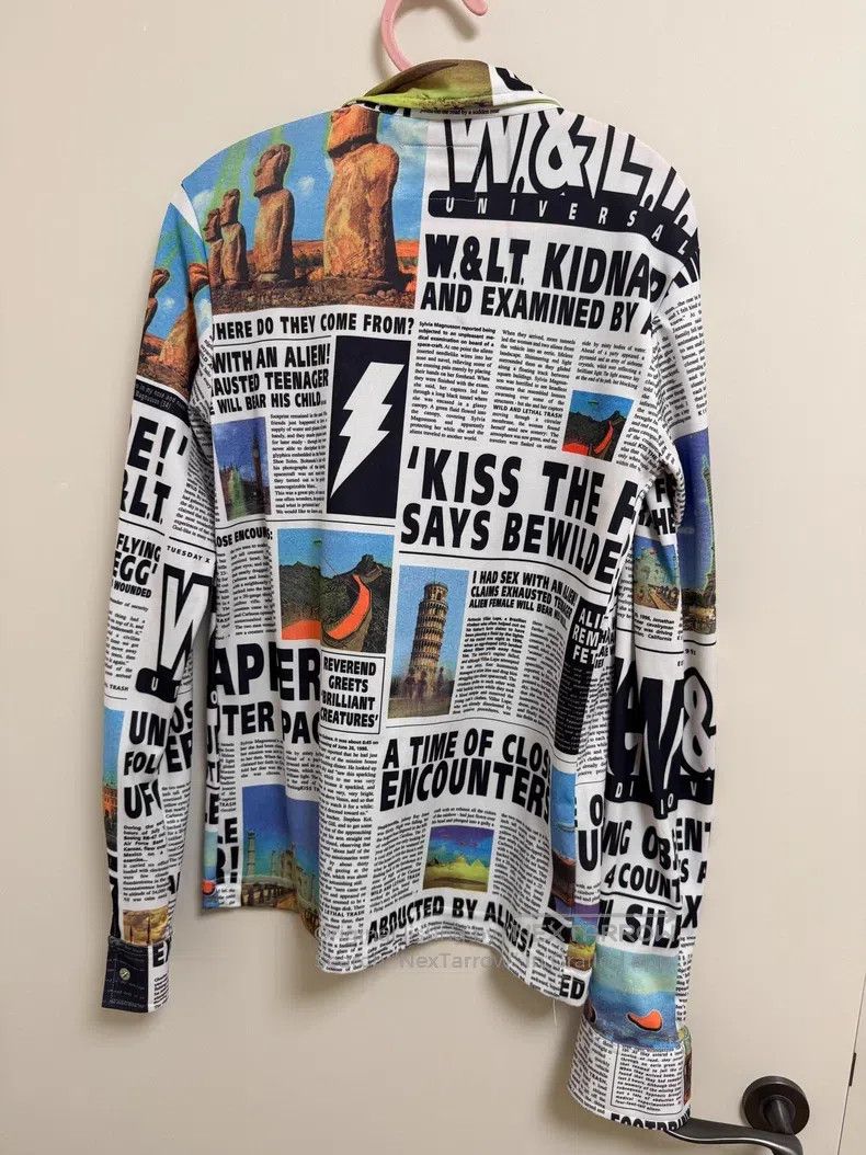 Walter Van Beirendonck walter van beirendonck Newspaper print shirt Size US M / EU 48-50 / 2 - 4 Thumbnail
