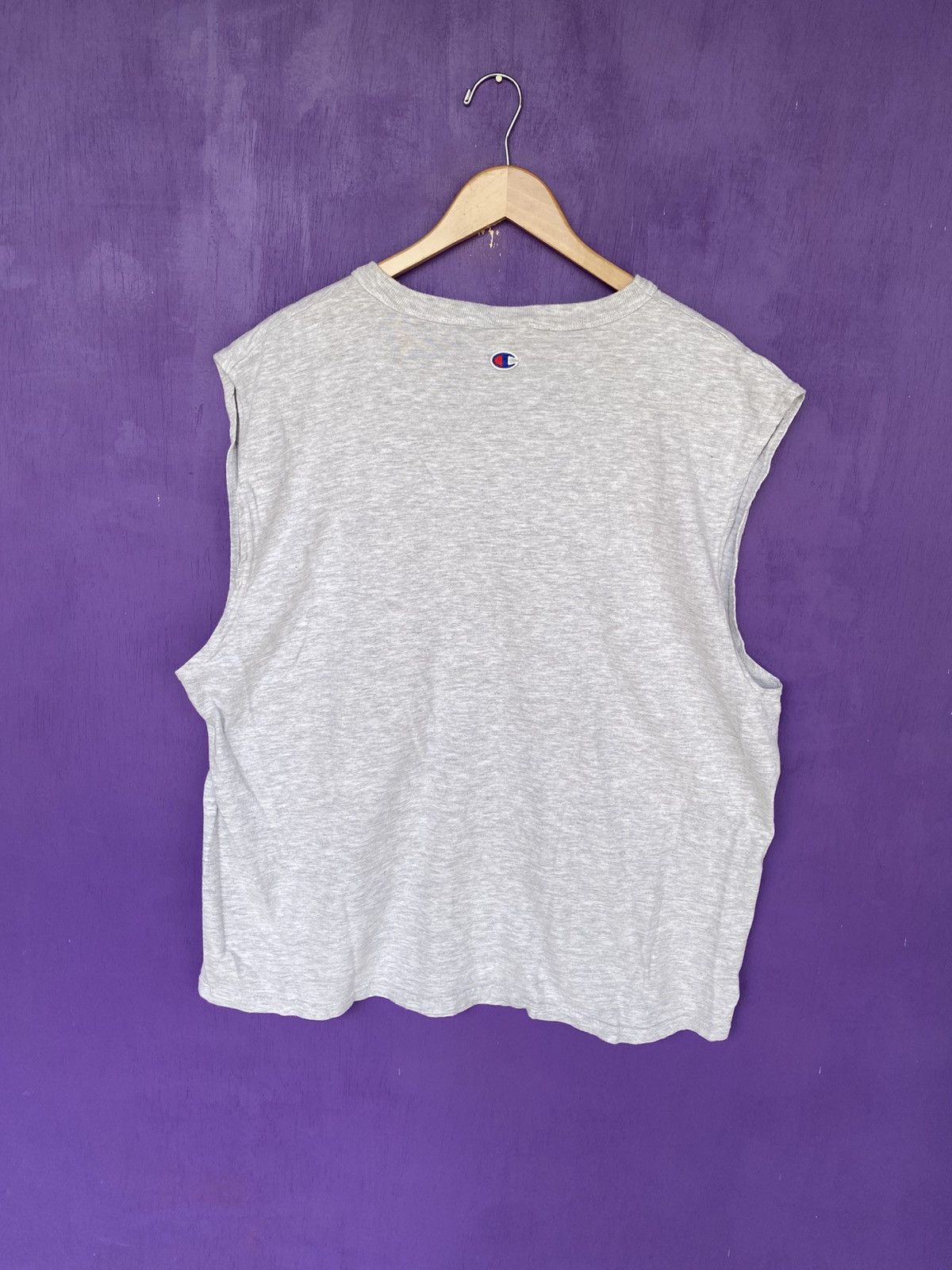 Champion Vintage 90s Champion chest logo tank top Size US XXL / EU 58 / 5 - 2 Thumbnail