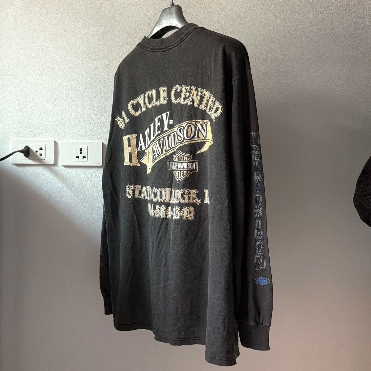 Harley Davidson vintage 2000s harley-davidson pocket long sleeve t-shirt Size US L / EU 52-54 / 3 - 2 Thumbnail