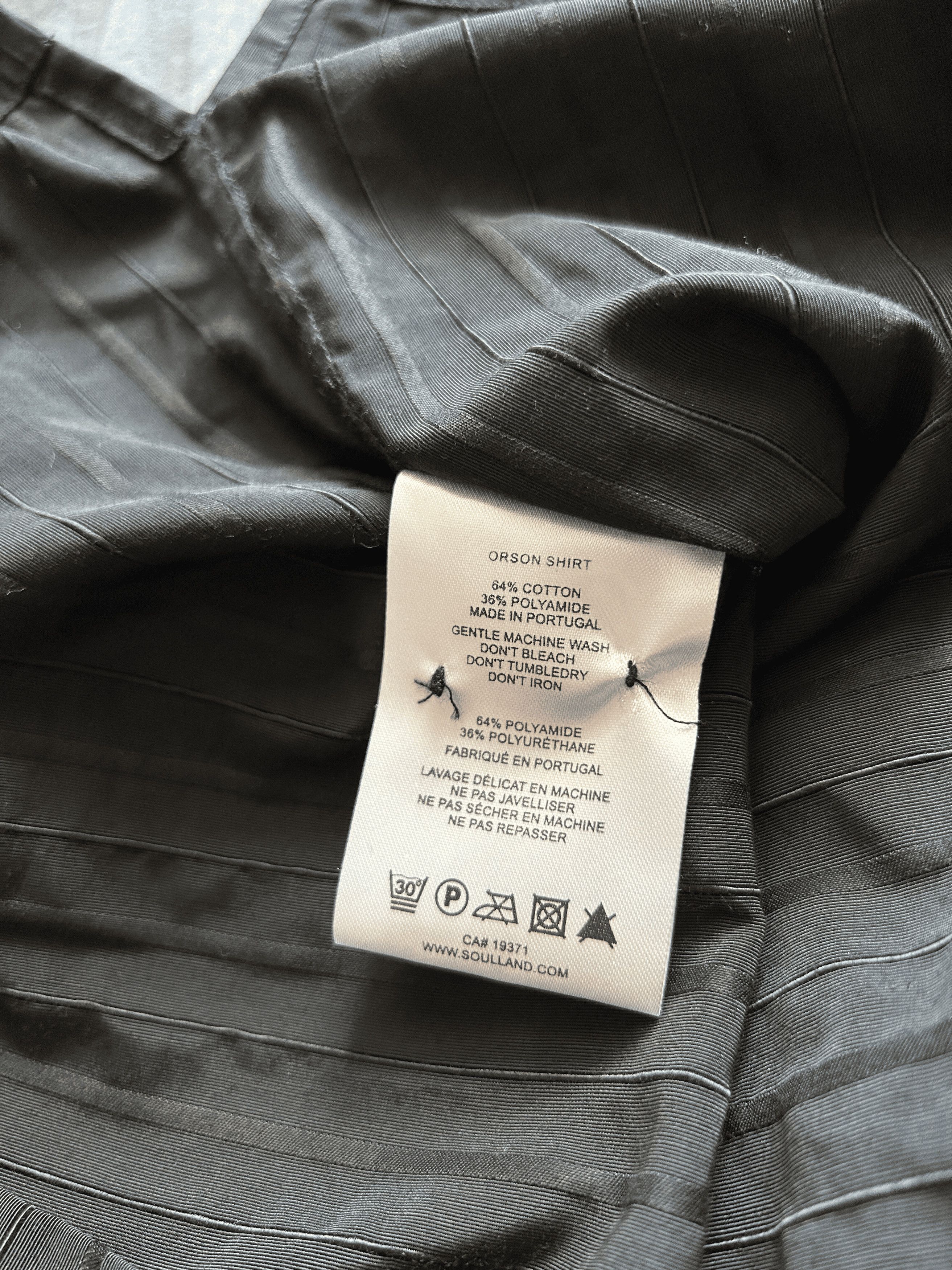 Soulland [Soulland] ORSON SHIRT (BLACK) Size US S / EU 44-46 / 1 - 7 Thumbnail