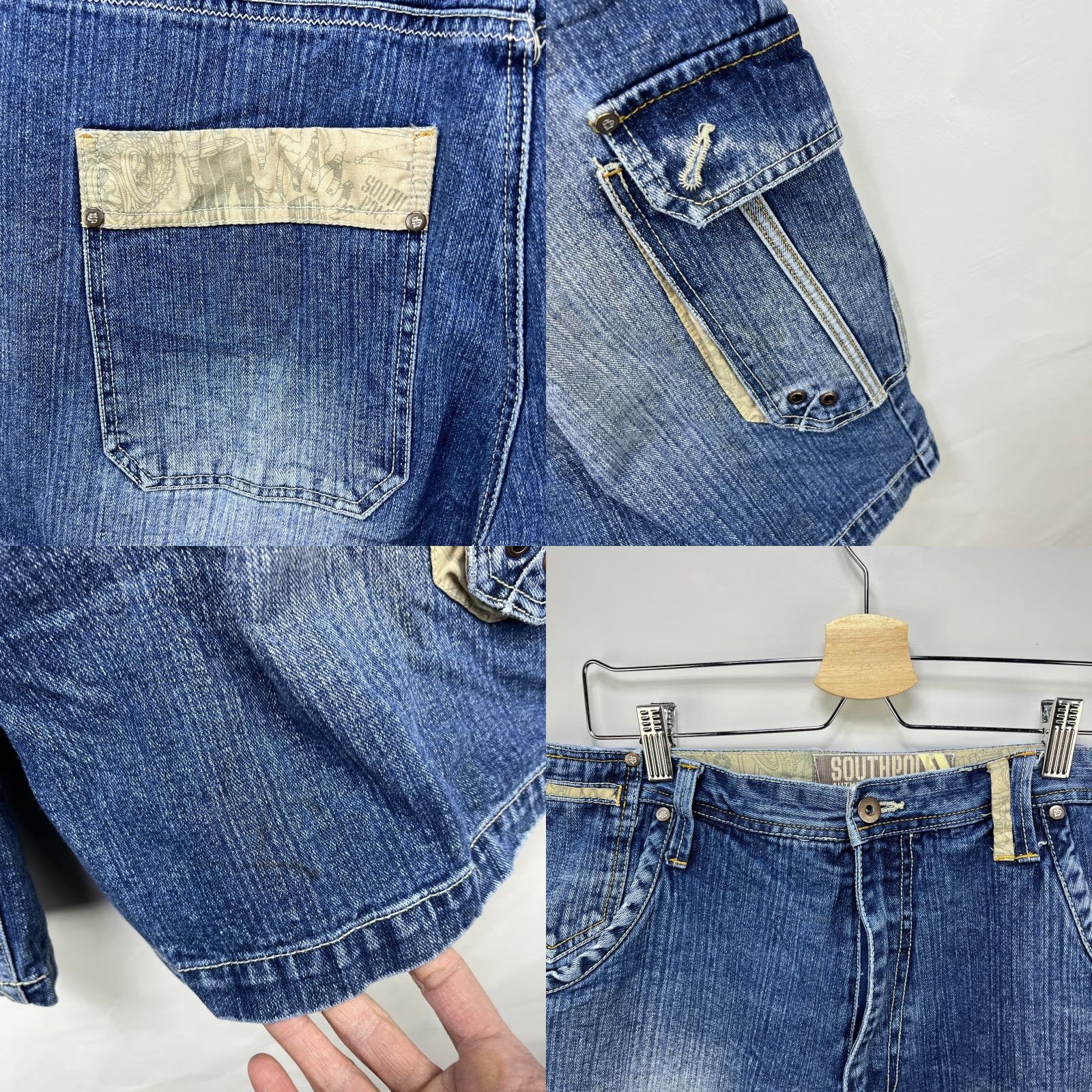 Southpole VINTAGE Southpole Jorts Jeans Shorts Denim Baggy Hip Hop Urban 38 Men's Blue Size US 38 / EU 54 - 8 Thumbnail