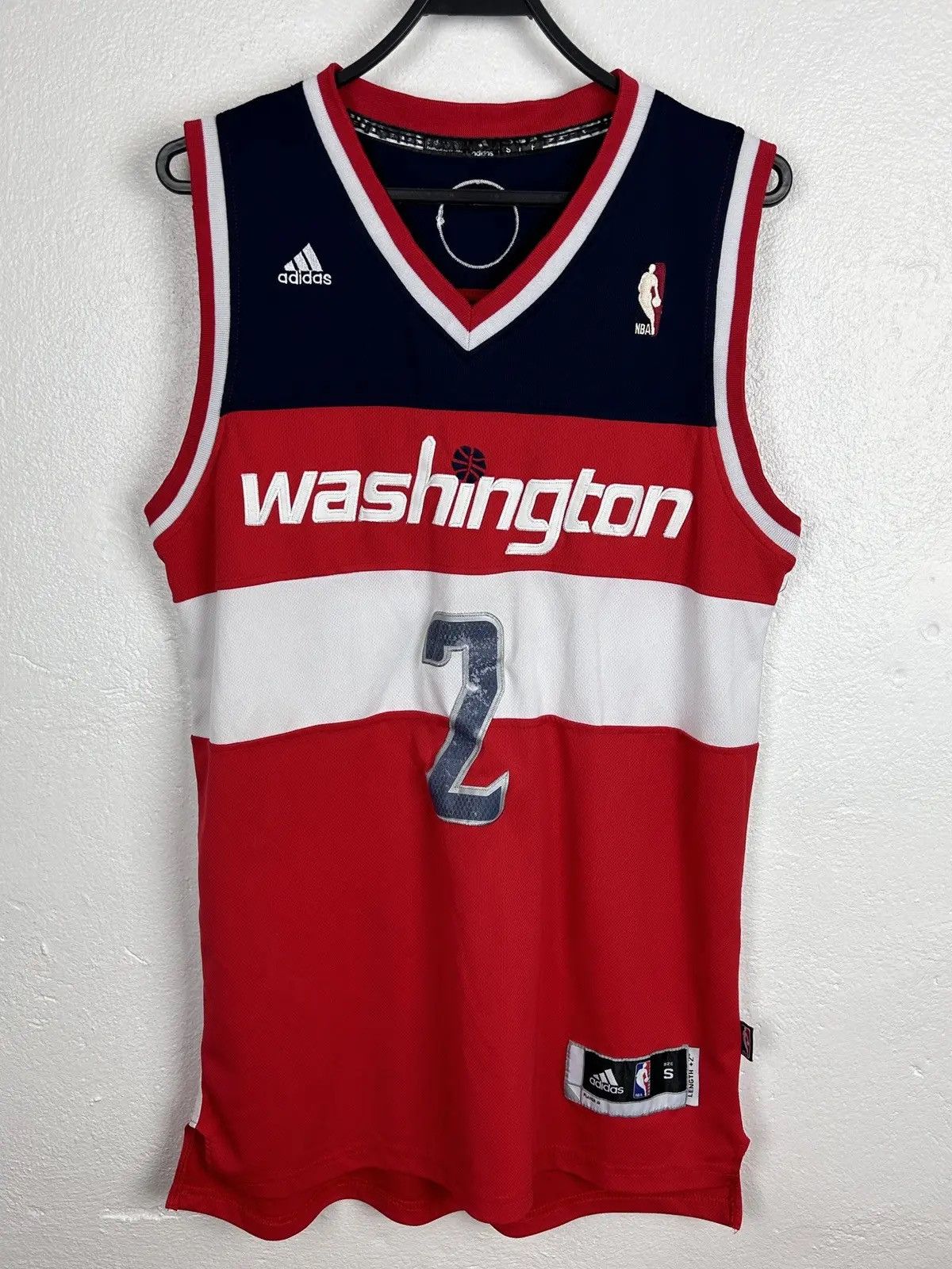 Adidas Adidas Washington Wizzards 2011/17 Away #2 John Wall Jersey Size US S / EU 44-46 / 1 - 4 Thumbnail
