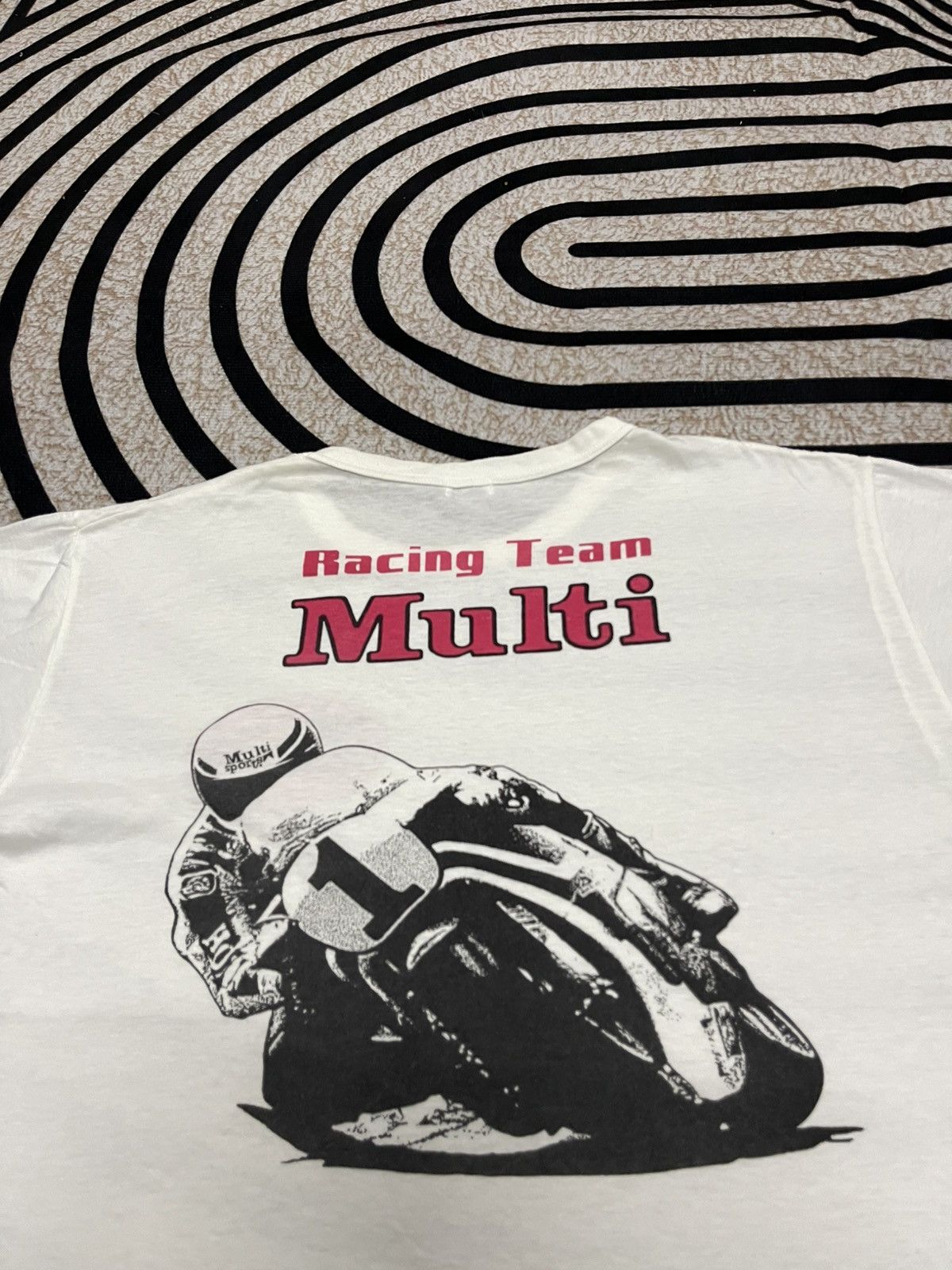 Japanese Brand 90s MULTI RACING TEAM GP MOTORS RARE DESIGN Size US S / EU 44-46 / 1 - 13 Thumbnail