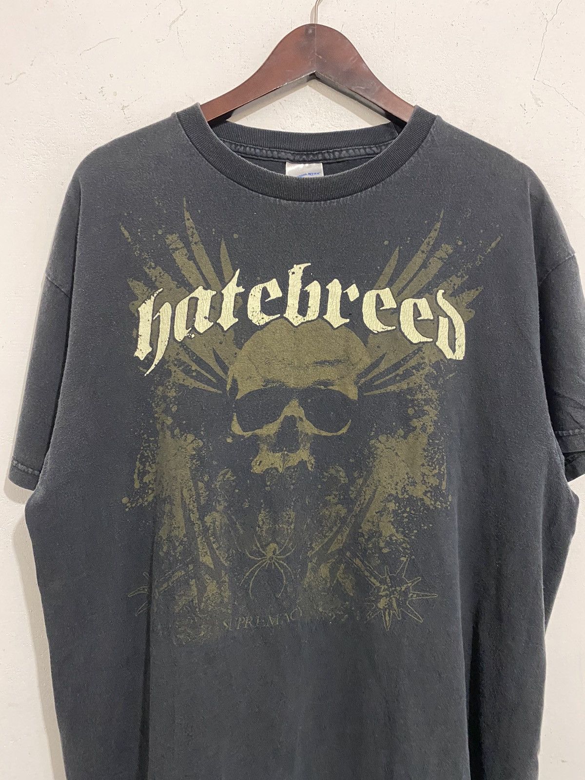 image of Band Tees x Vintage Hatebreed Supermecy 2000S Hardcore Band in Black, Men's (Size Large)