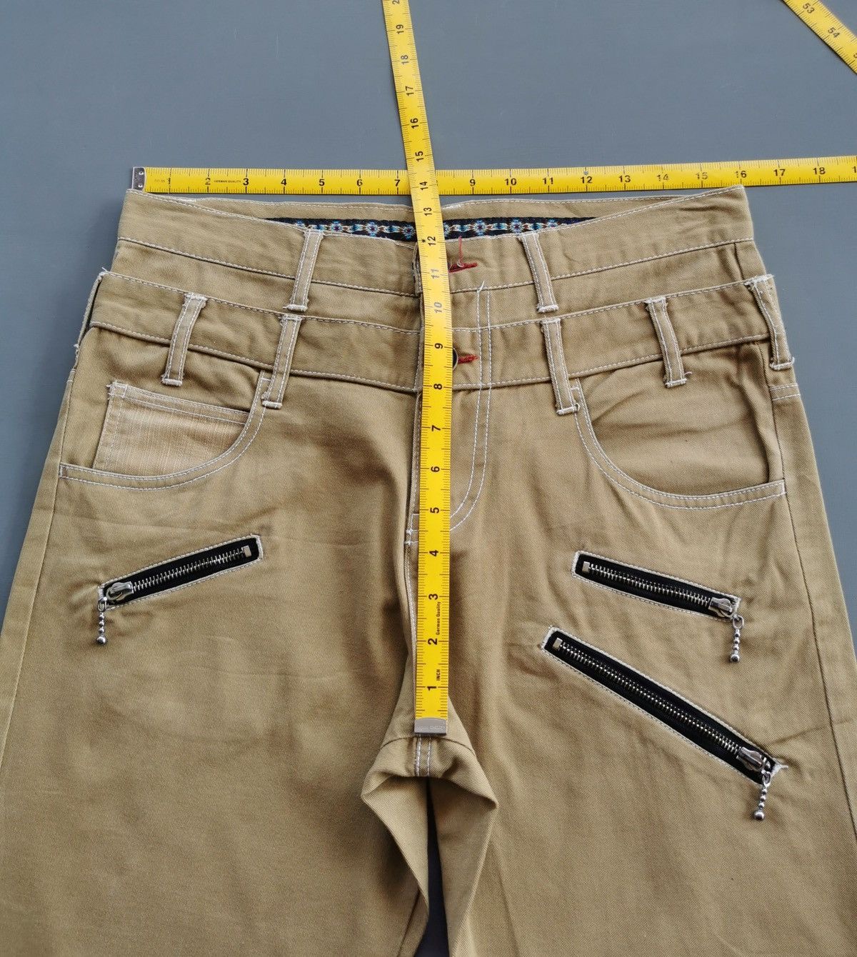 semanticdesign SemanticDesign Zipper Double Waist Pants Punk Bondage Size US 32 / EU 48 - 11 Thumbnail
