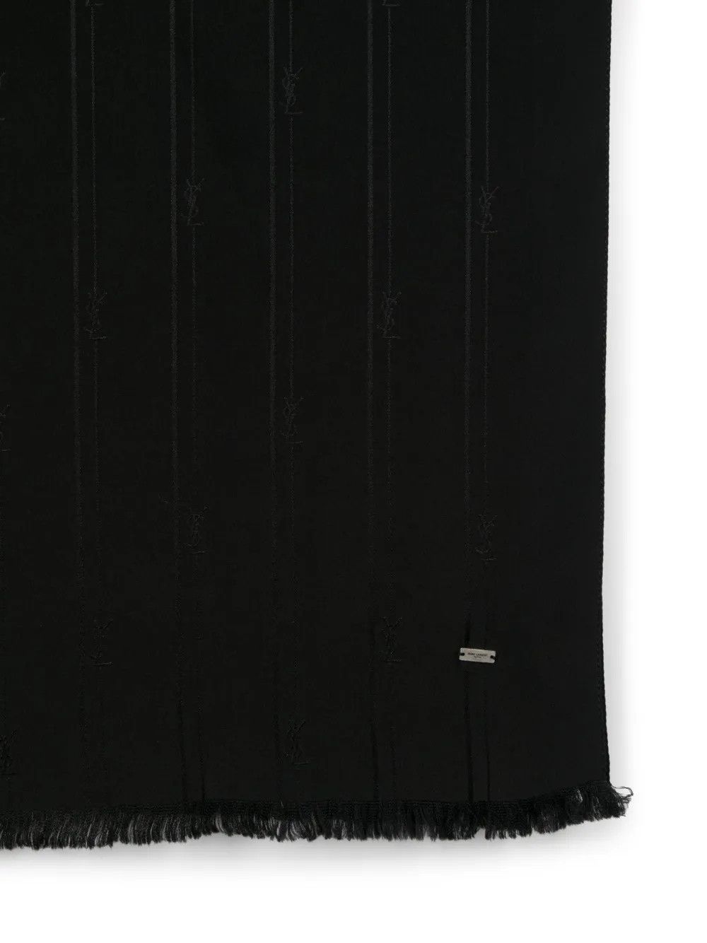 Saint Laurent Paris o1b1hav110425 Size: OS / Cassandre Striped Evening Scarf Size ONE SIZE - 2 Thumbnail