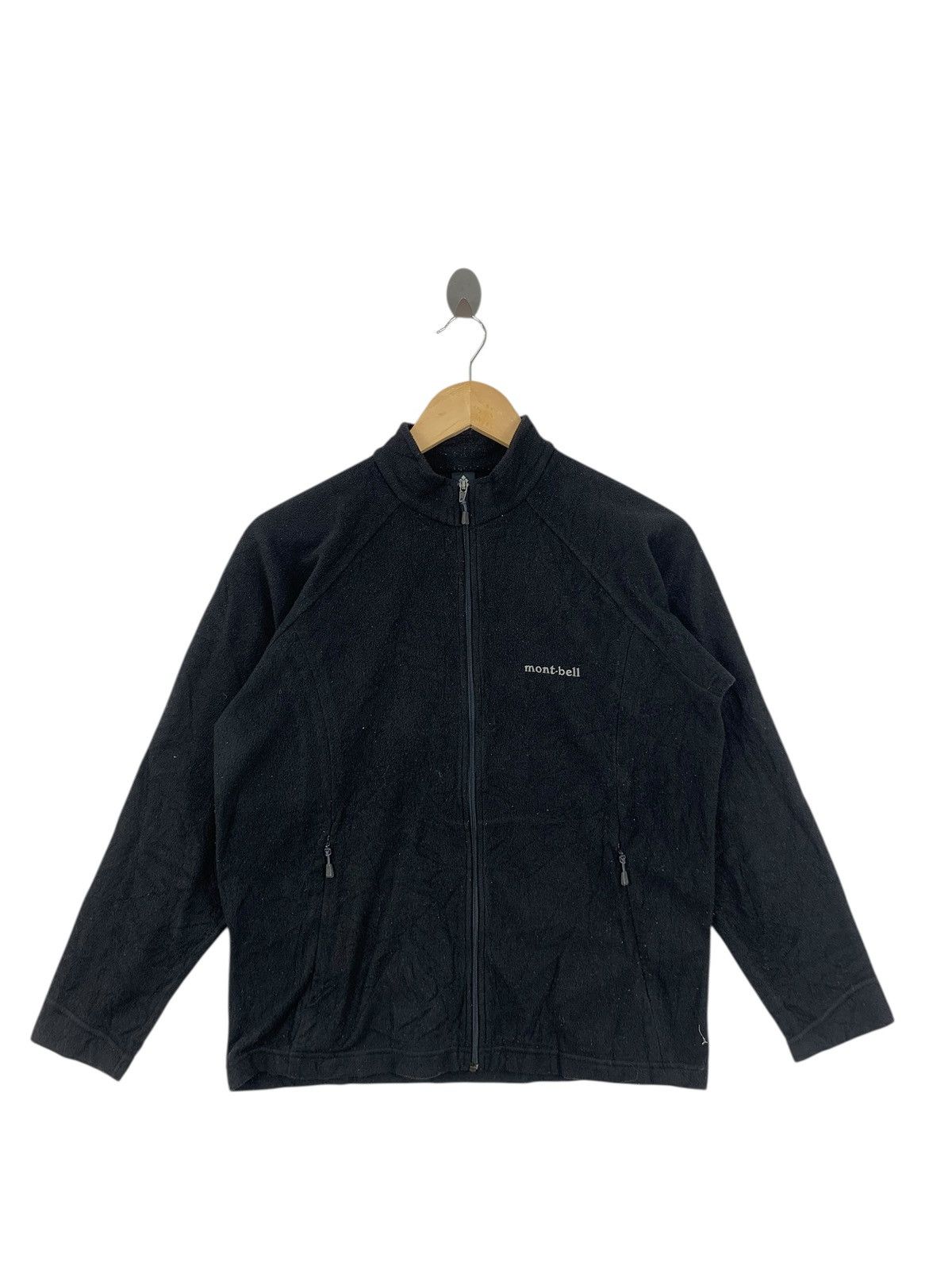 Montbell Vintage MONTBELL CHAMEECE MICROFLEECE Black Fleece Jacket Size US M / EU 48-50 / 2 - 3 Thumbnail