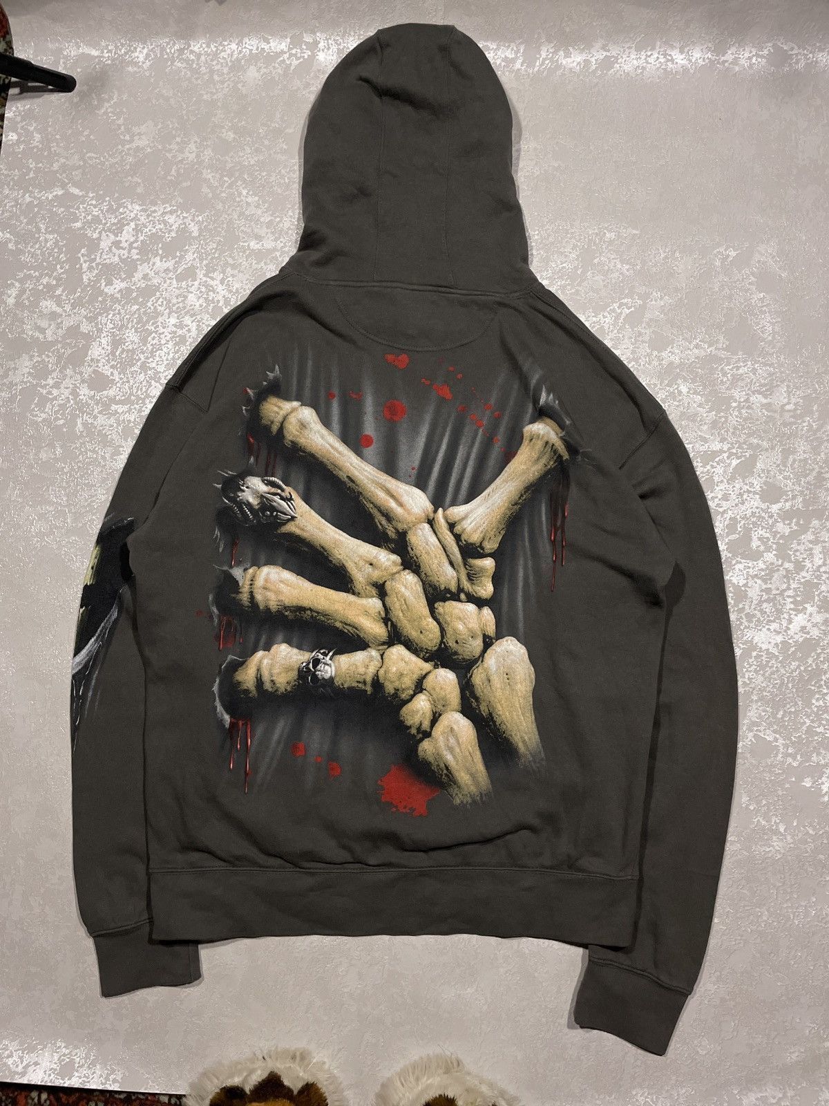 Vintage Vintage Spiral Direct Skull Print LGB Style Hoodie Size US XL / EU 56 / 4 - 4 Thumbnail