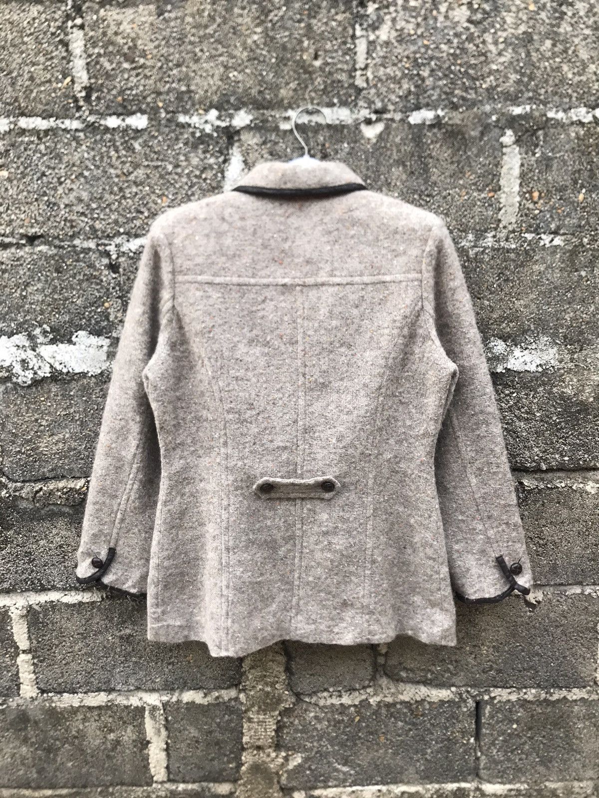 Japanese Brand × Kansai Yamamoto × Vintage ⚡️Vintage Kansai Yamamoto Wool Mohair Button Jacket Size S / US 4 / IT 40 - 12 Thumbnail