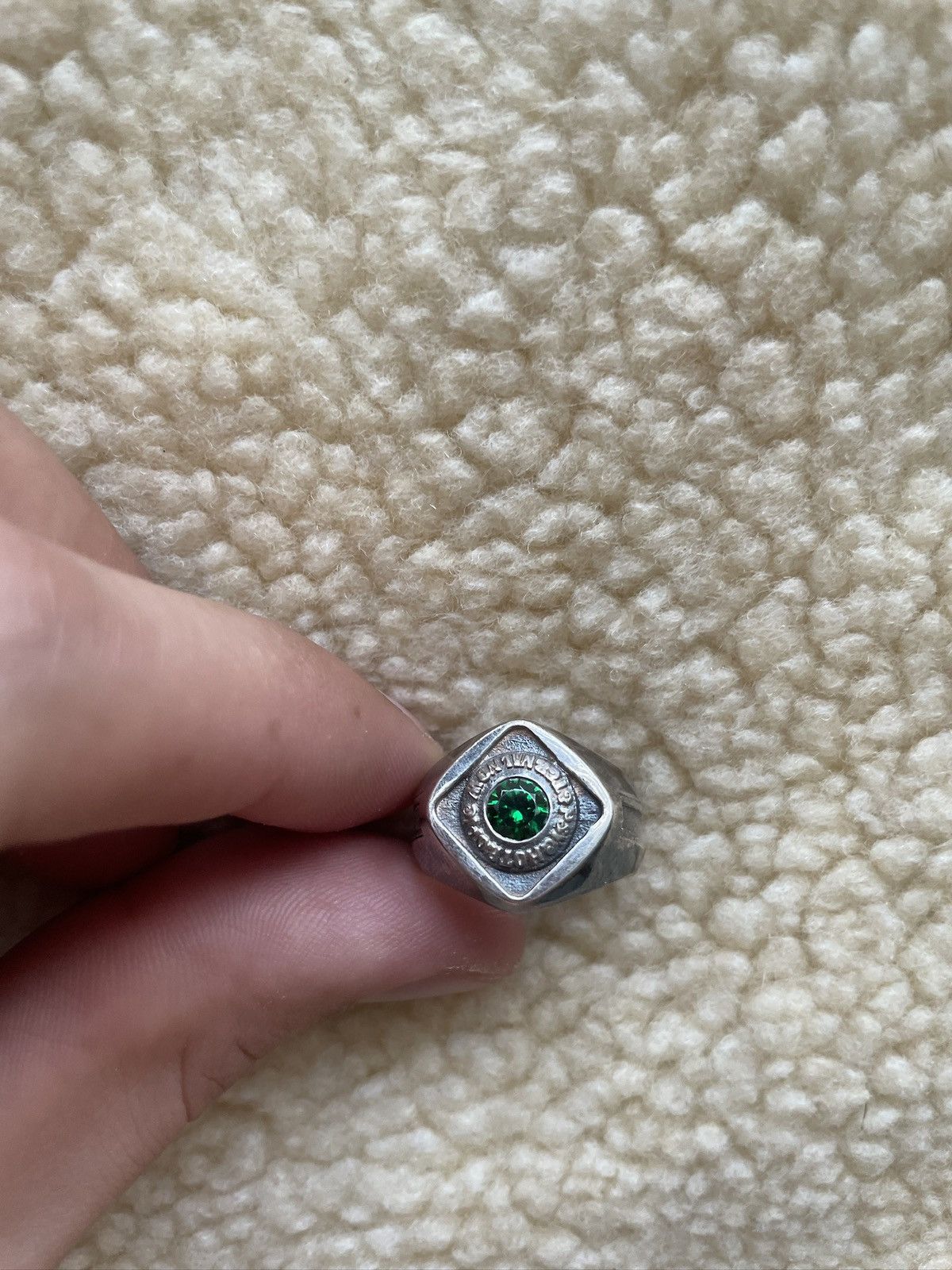Other MAPLE - EMERALD x 925 SILVER RING Size ONE SIZE - 3 Thumbnail