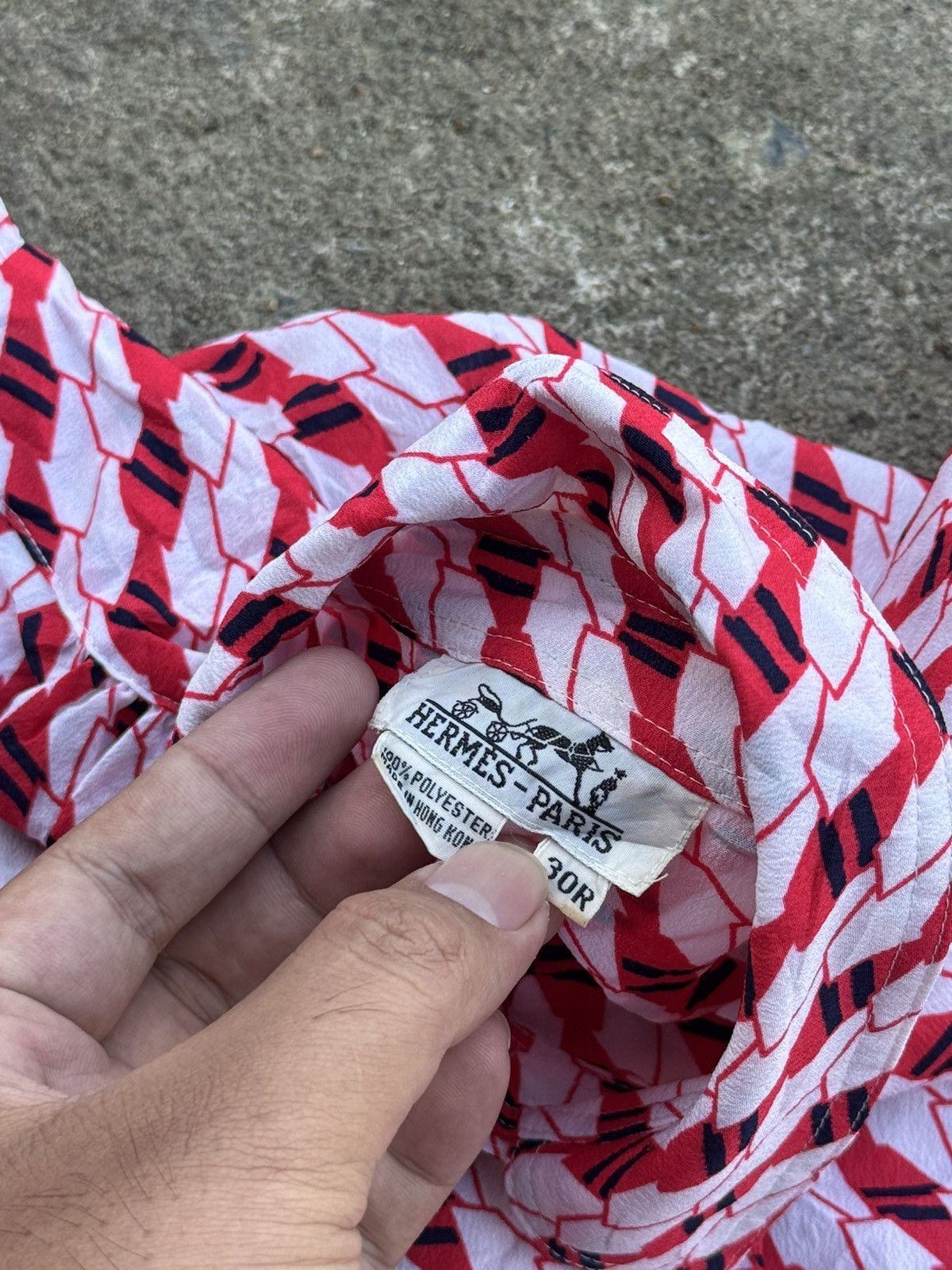 Hermes Hermes Paris Patterned Button Down Size M / US 6-8 / IT 42-44 - 5 Thumbnail