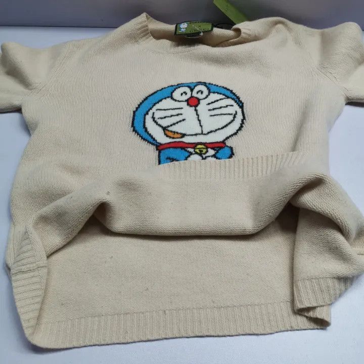 Gucci Gucci x Doraemon Cartoon Print Wool Sweater-2507 Size M / US 6-8 / IT 42-44 - 2 Thumbnail