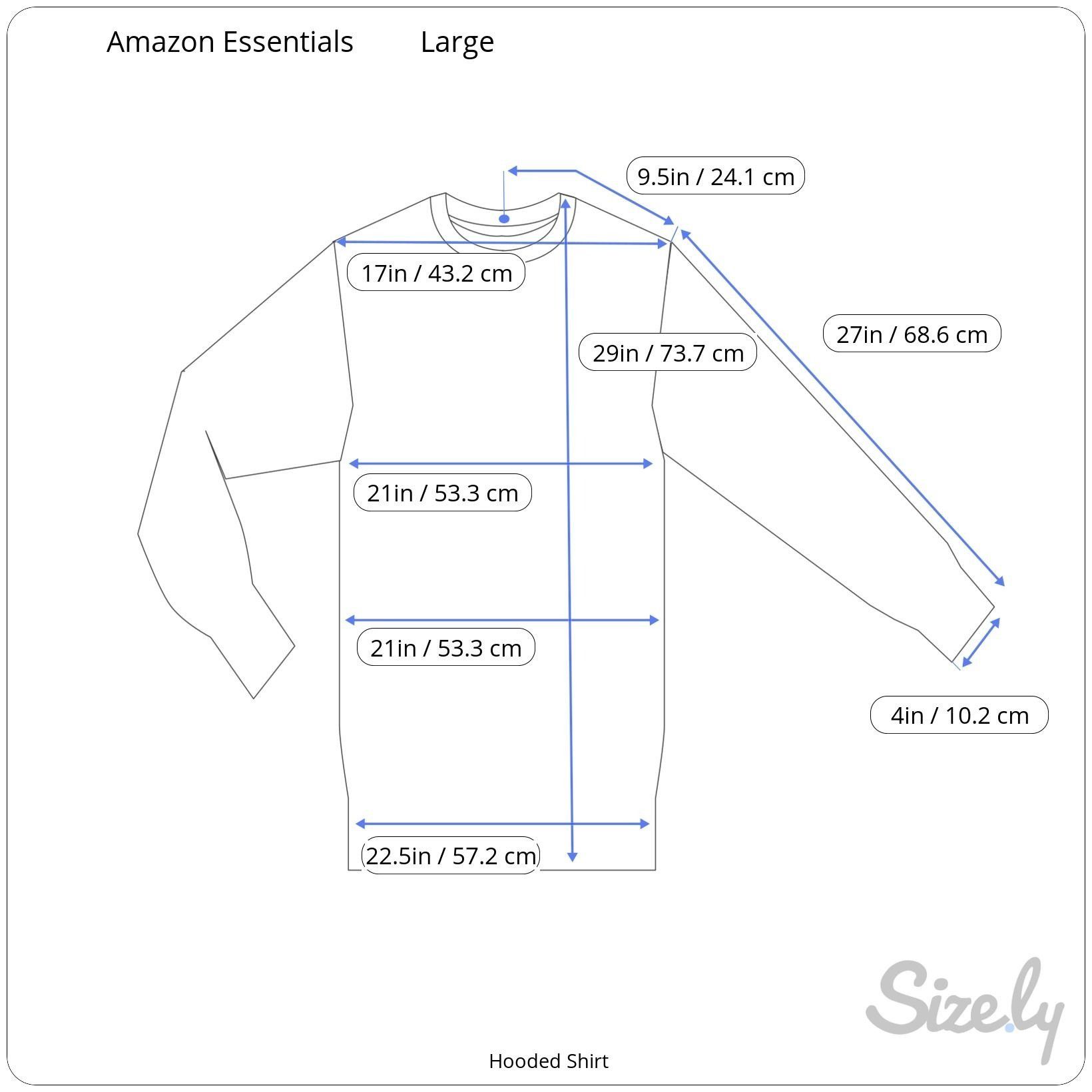 Other Amazon Essentials Women's Black Long-Sleeve Hooded Shirt Siz Size L / US 10 / IT 46 - 2 Thumbnail