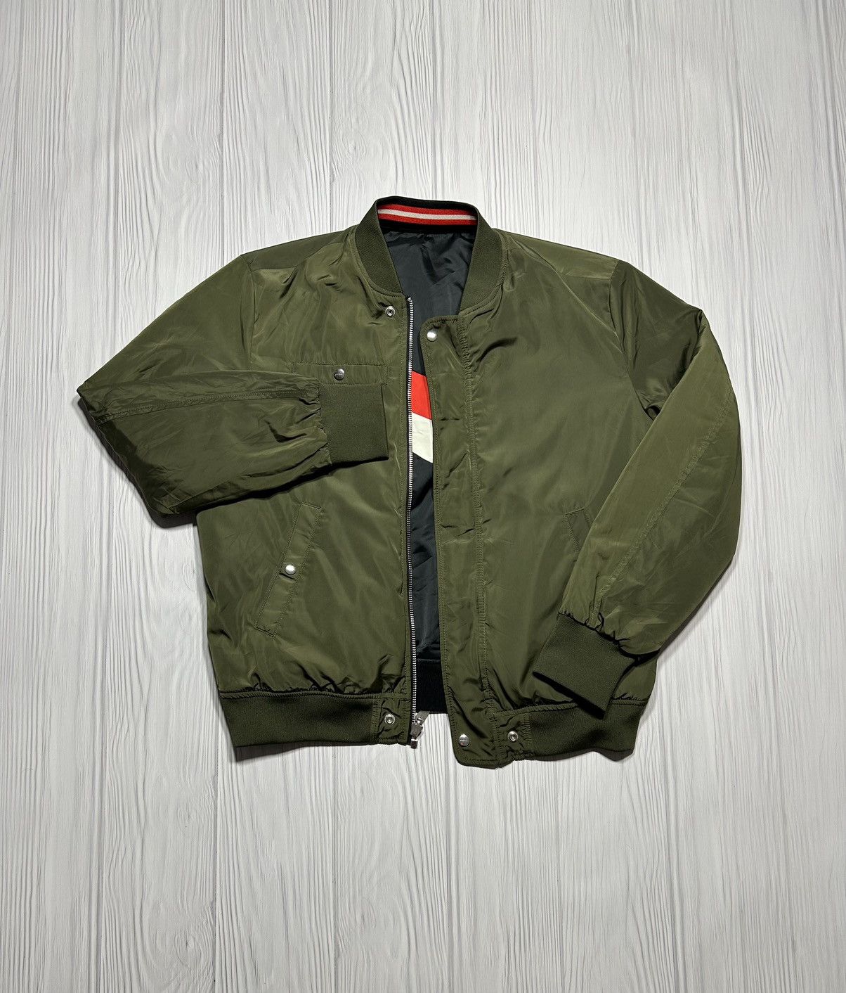 Diesel × Vintage DIESEL “BRAVES” Reversible Bomber Jacket Size XXL Size US XXL / EU 58 / 5 - 13 Thumbnail