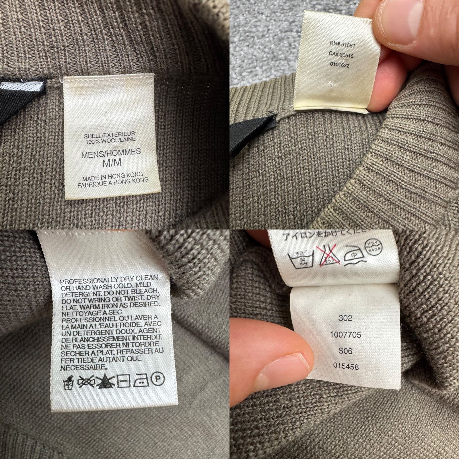 The North Face VINTAGE The North Face Wool Sweater Mens Medium Brown V-Neck Pullover Size US M / EU 48-50 / 2 - 9 Thumbnail