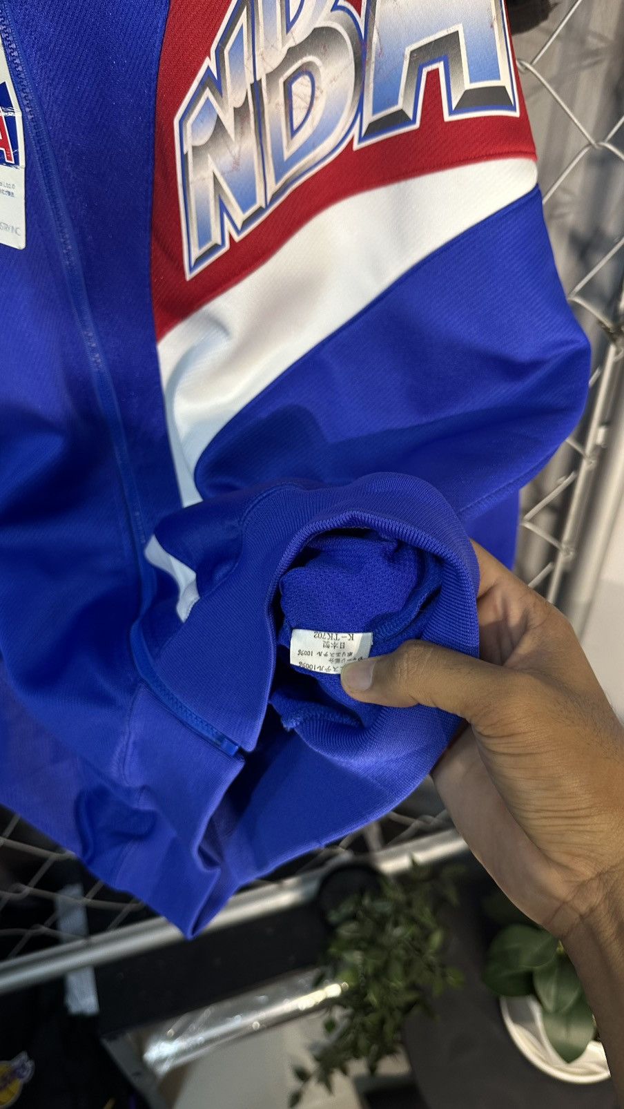 NBA DEADSTOCK VINTAGE 90’s NBA JASPO WARM-UP JACKET Size US M / EU 48-50 / 2 - 9 Thumbnail