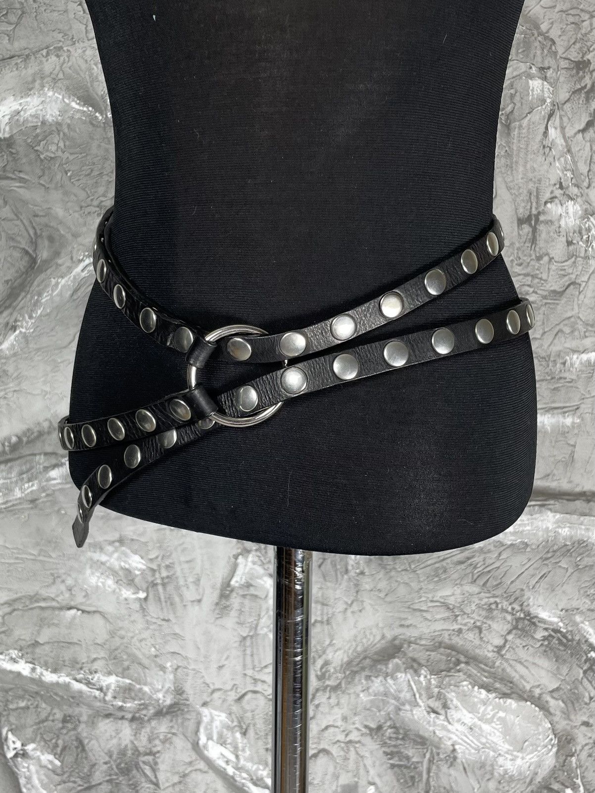 Alexander McQueen McQ Alexander McQueen Rare Rivets Archive Double Belt Size ONE SIZE - 6 Thumbnail