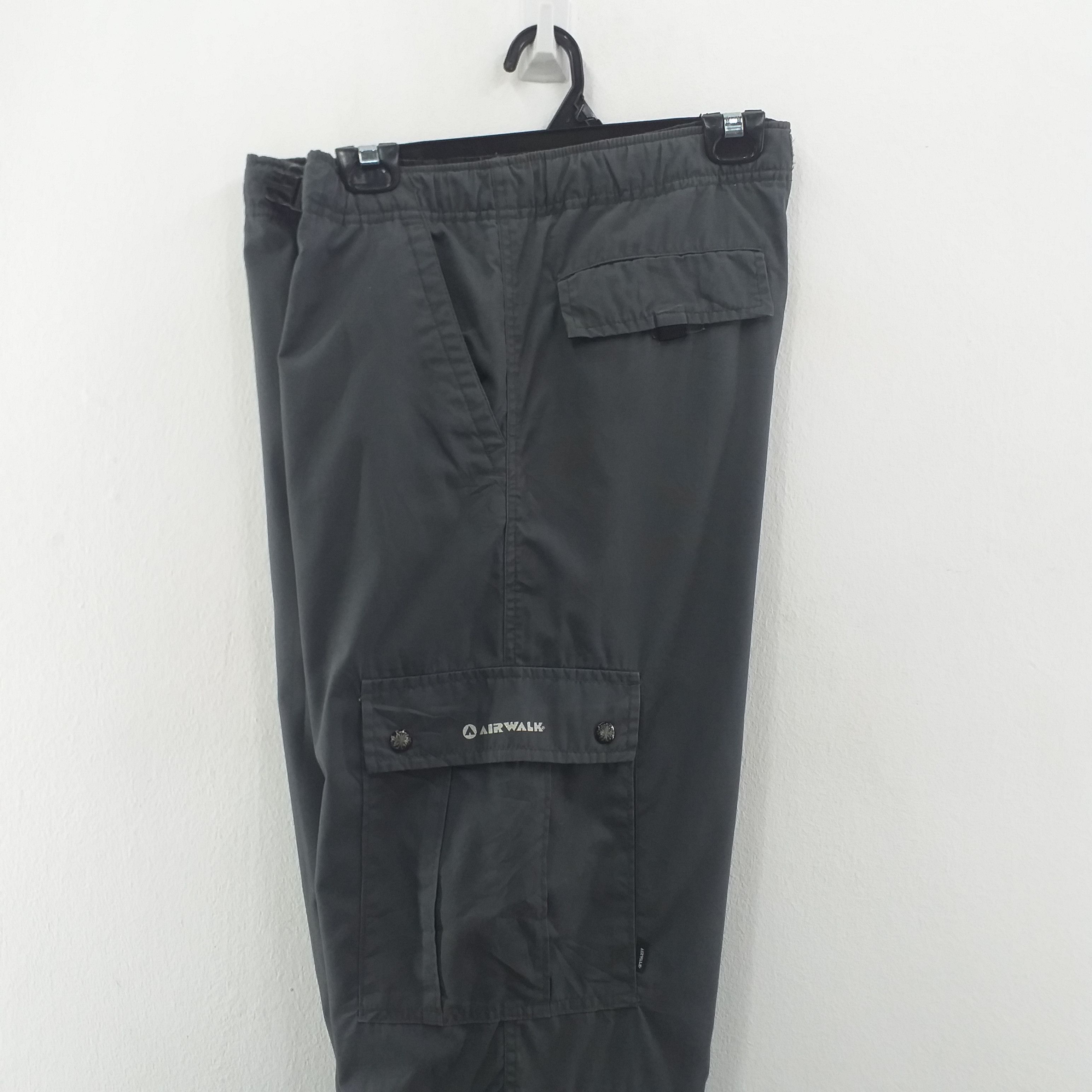 Japanese Brand Airwalk Custom Wool Japanese Brand Cargo Pockets Pants CP036 Size US 35 - 7 Thumbnail