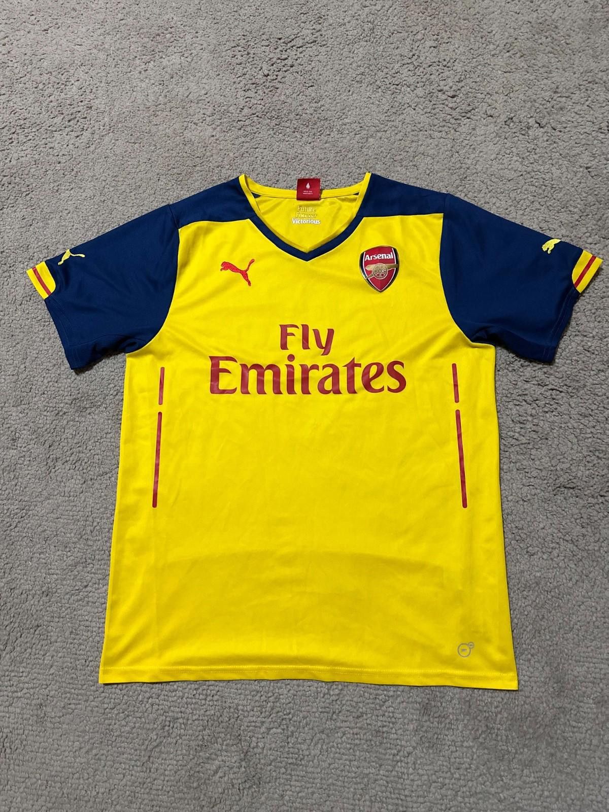 Puma Arsenal 2014/2015 Puma Away Football Shirt Soccer Jersey Size US L / EU 52-54 / 3 - 1 Thumbnail