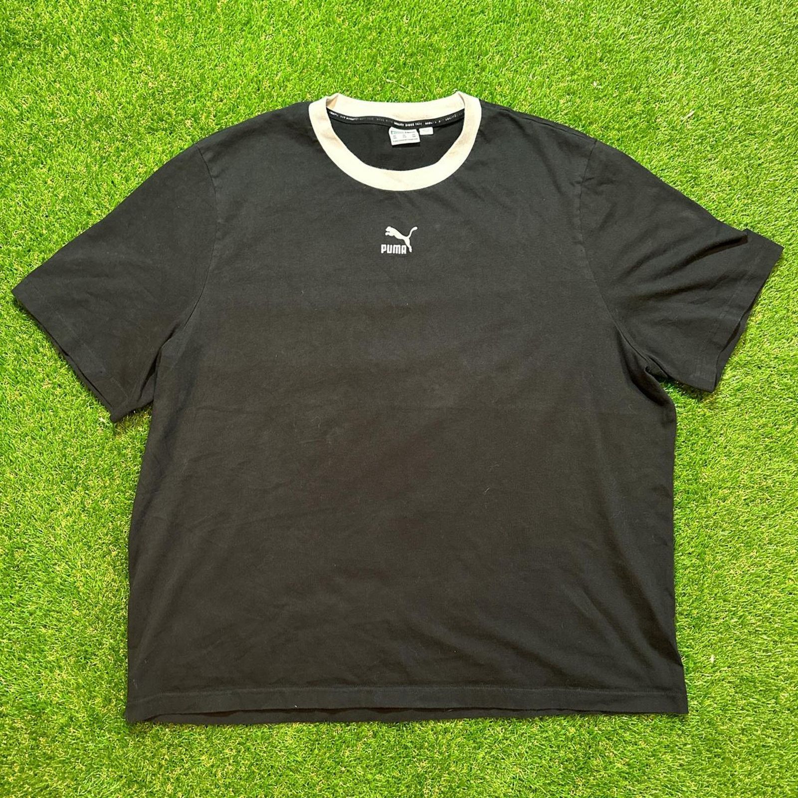 Puma Retro Puma Single Stitched Embroidered Logo Graphic Tee Size US XXL / EU 58 / 5 - 1 Thumbnail