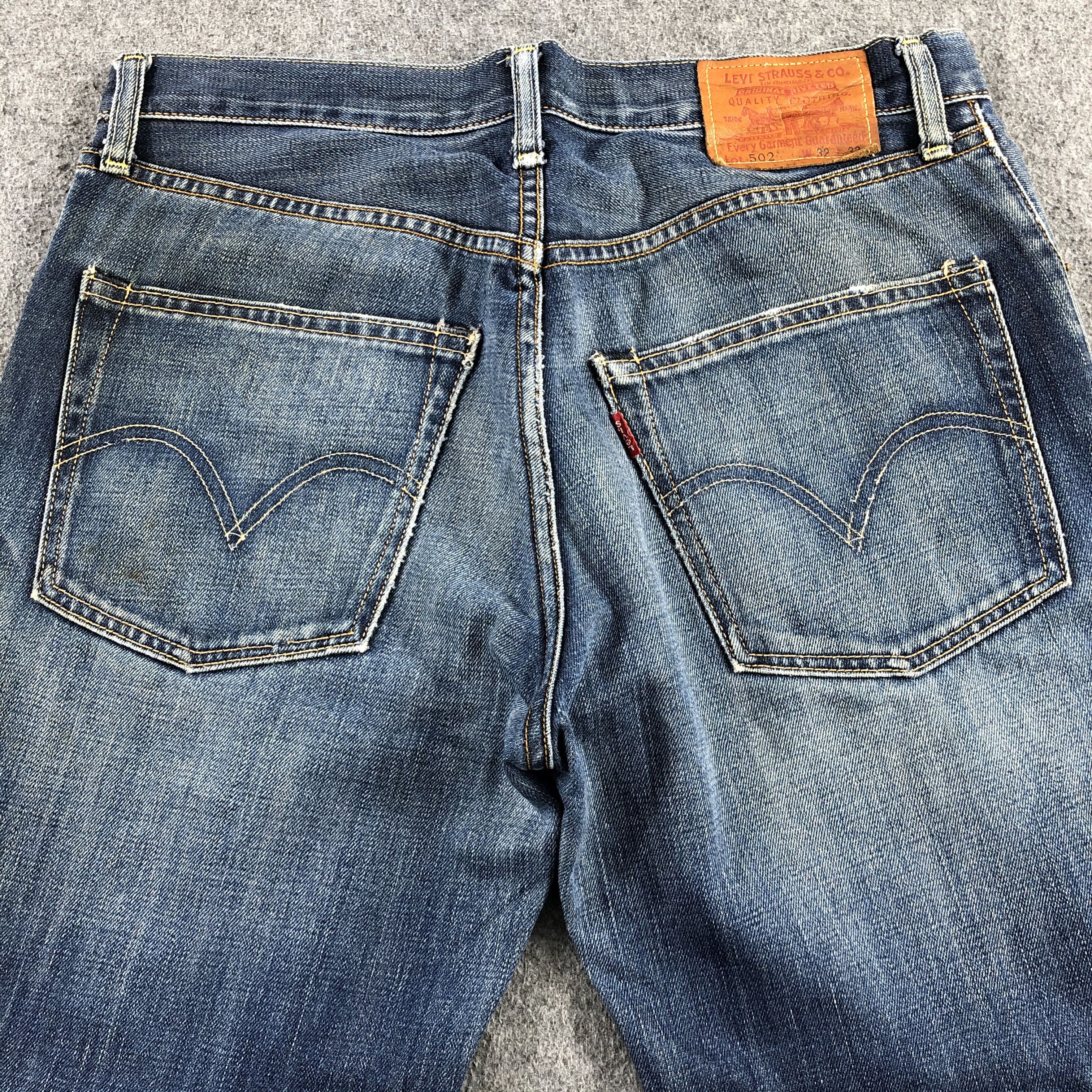 Levi's Vintage Blue Wash Levis 502 Jeans-J1913 Size US 34 / EU 50 - 4 Thumbnail