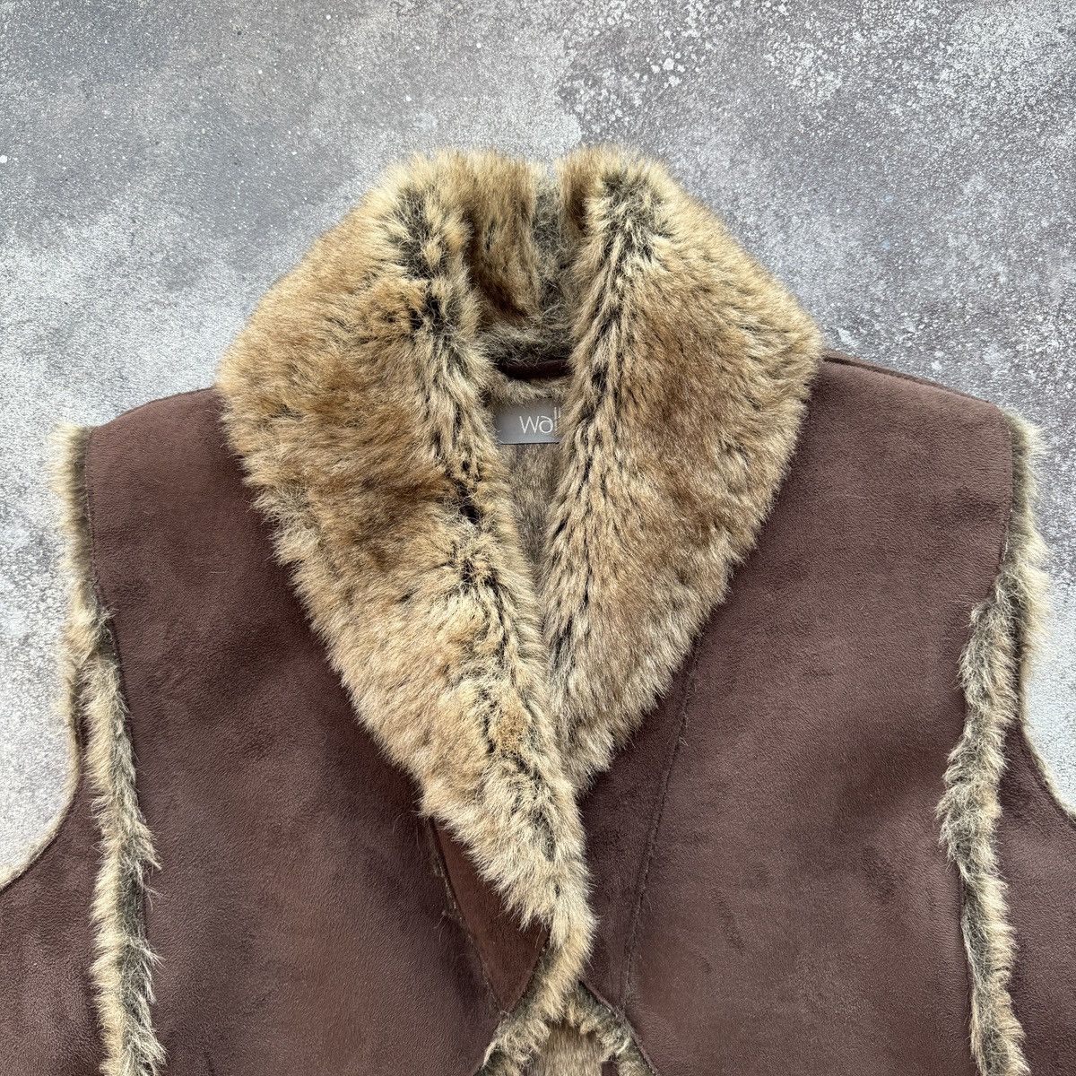 Hysteric Glamour 2000’s Aesthetic Vintage Y2K Glamour Faux Fur Vest Jacket Size S / US 4 / IT 40 - 6 Thumbnail