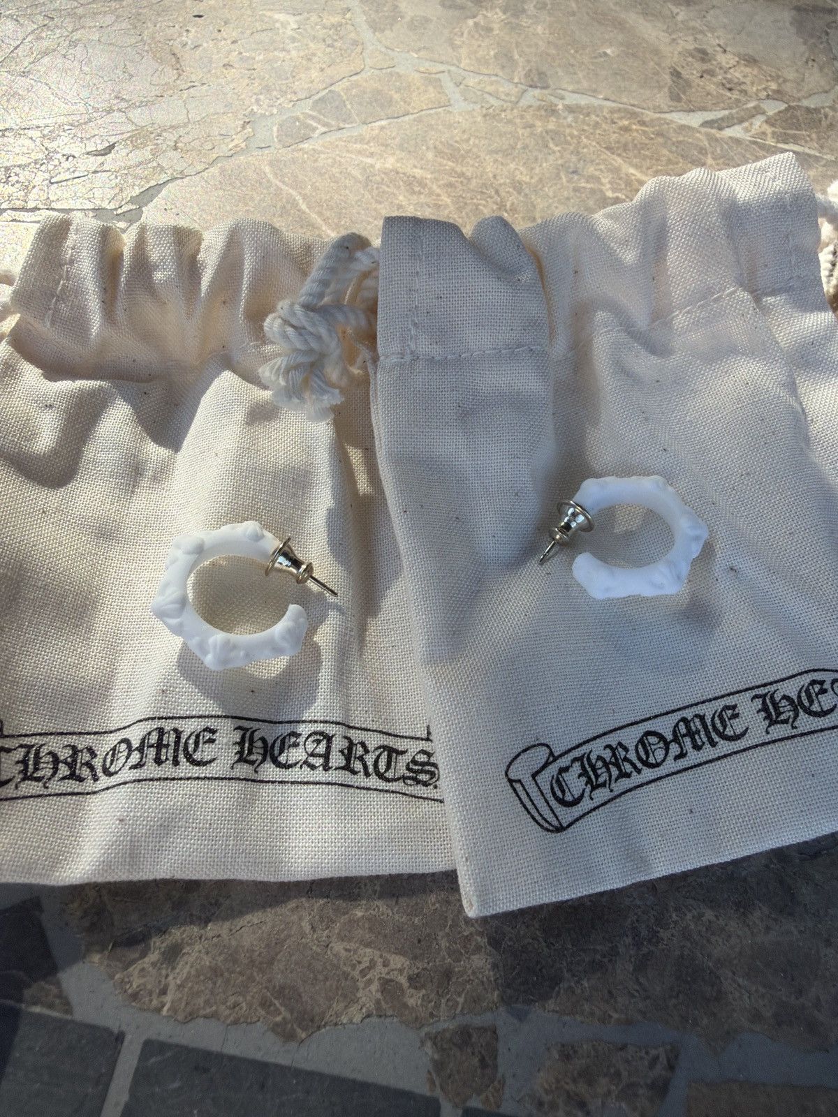 Chrome Hearts Chrome hearts white silicone earring set Size ONE SIZE - 5 Thumbnail