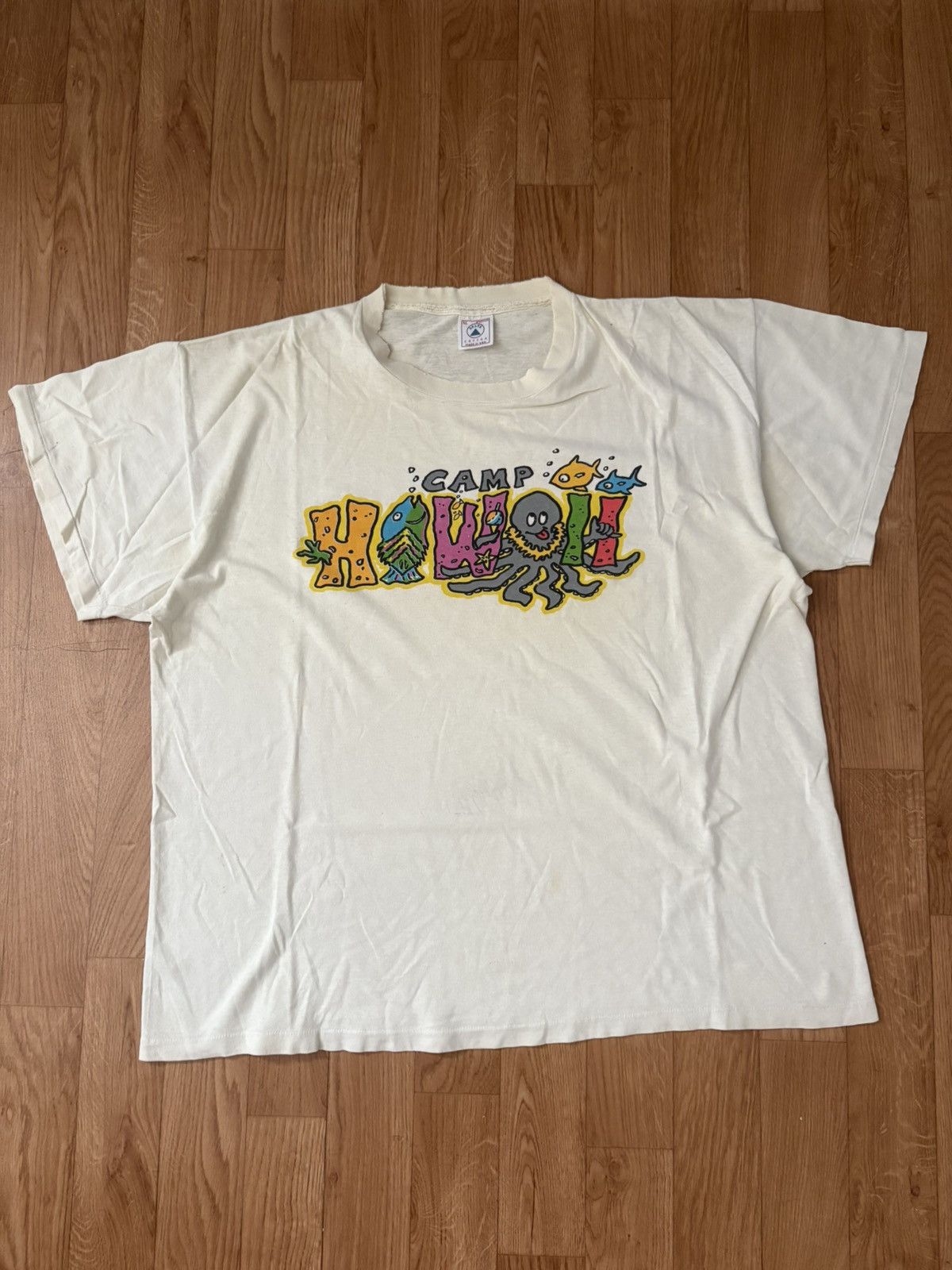 Vintage Vintage 90’s Camp Hawaï Tee Size US XL / EU 56 / 4 - 1 Thumbnail