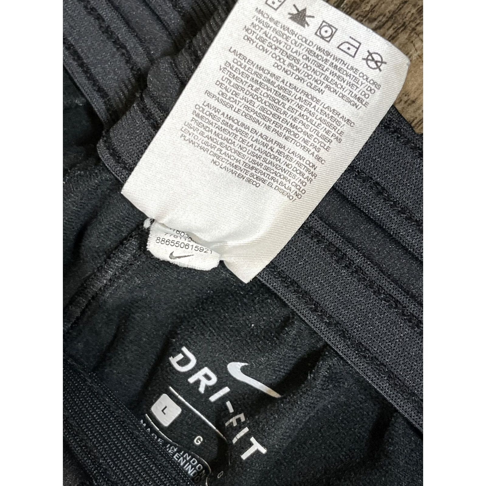 Nike Nike ELITE Pants Jogger Mens L Dri-Fit Lined Warmup Gray/Black Size US 33 - 5 Thumbnail