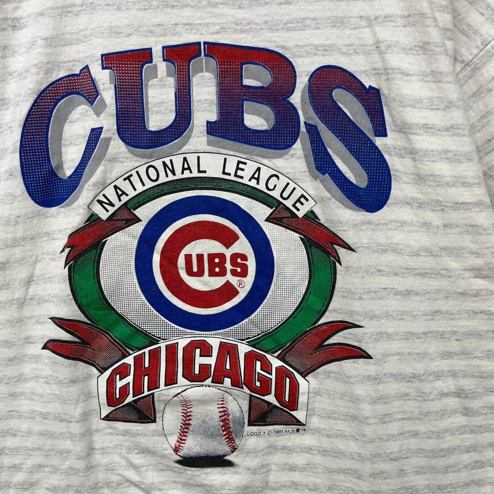 MLB × Vintage Vintage 90s Chicago Cubs Single StitchShirt MLB Logo 7 Large Size US L / EU 52-54 / 3 - 2 Thumbnail