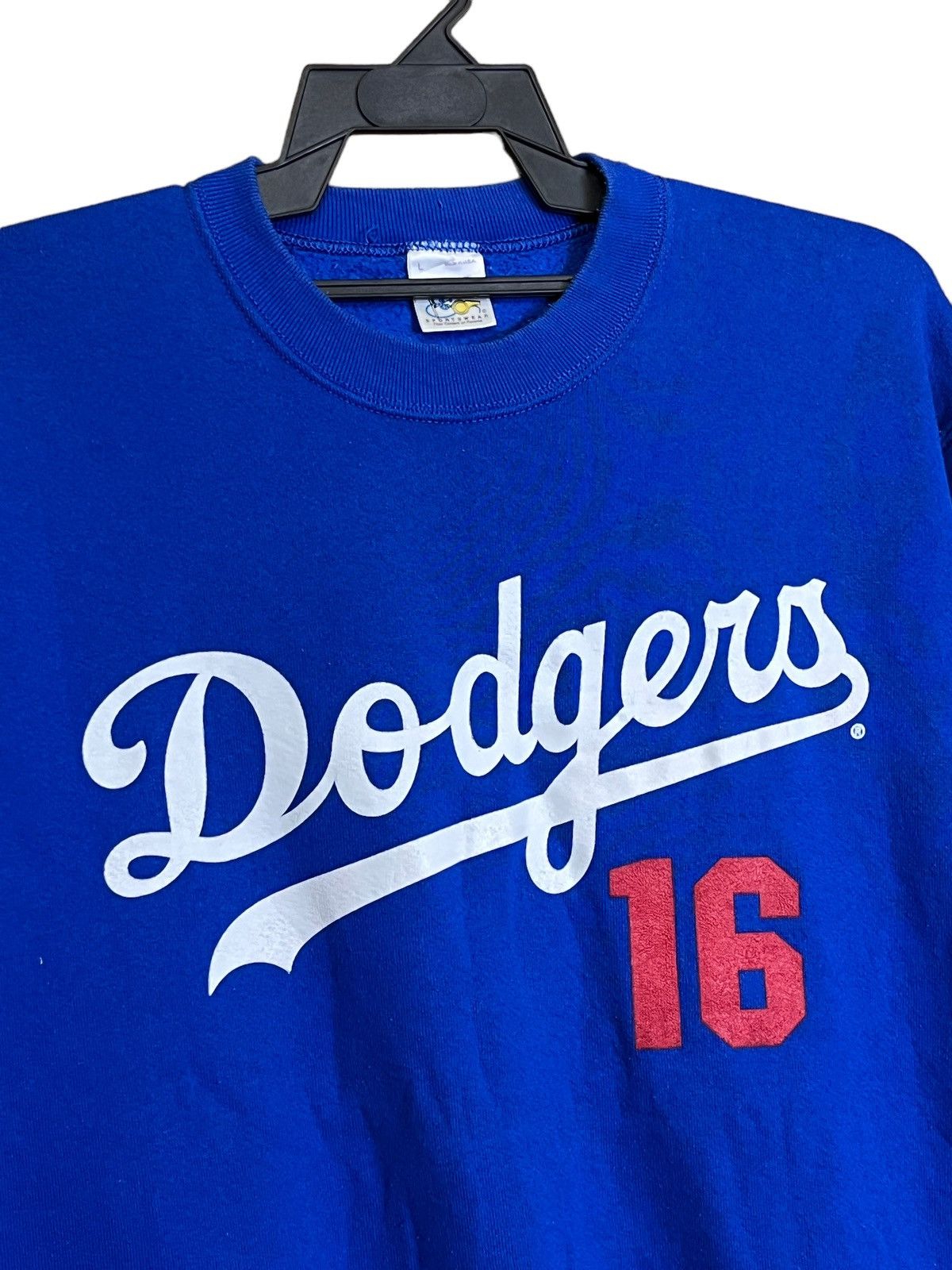MLB VINTAGE 90s MLB LA DODGERS HIDEONOMO#16 PULLOVER SWEATSHIRT Size US L / EU 52-54 / 3 - 3 Thumbnail