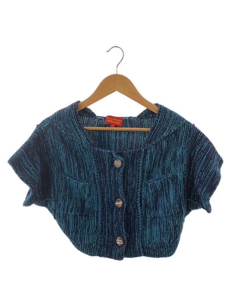 Vivienne Westwood Vivienne Westwood Eagle peacock blue knit cardigan Size M / US 6-8 / IT 42-44 - 1 Thumbnail