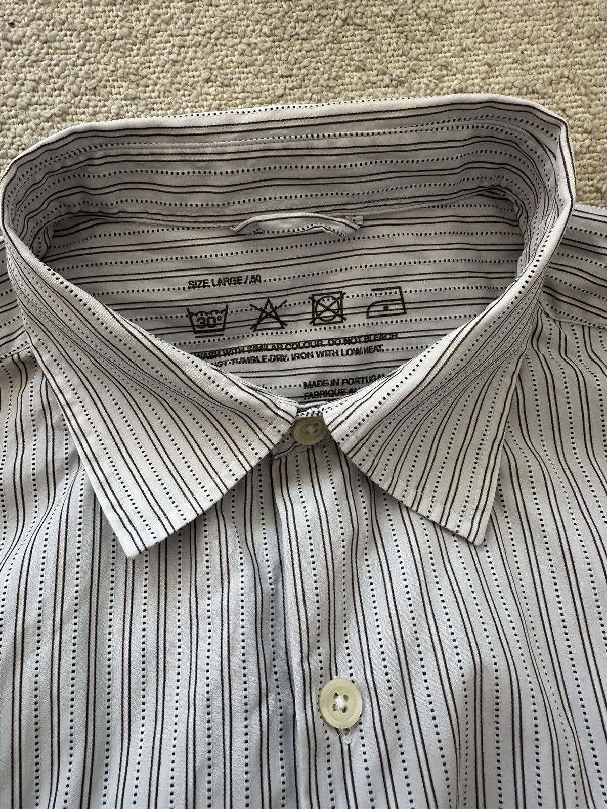Mfpen Mfpen Generous Shirt - Large - Jacquard Stripe Pattern Size US L / EU 52-54 / 3 - 6 Thumbnail