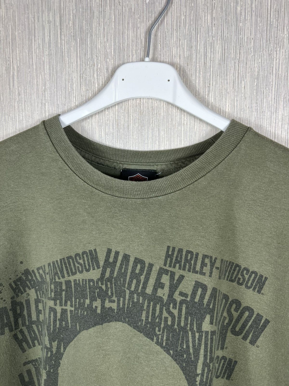 Harley Davidson Vintage Harley-Davidson 2009 skull logo bravado t-shirt tee Size US L / EU 52-54 / 3 - 6 Thumbnail