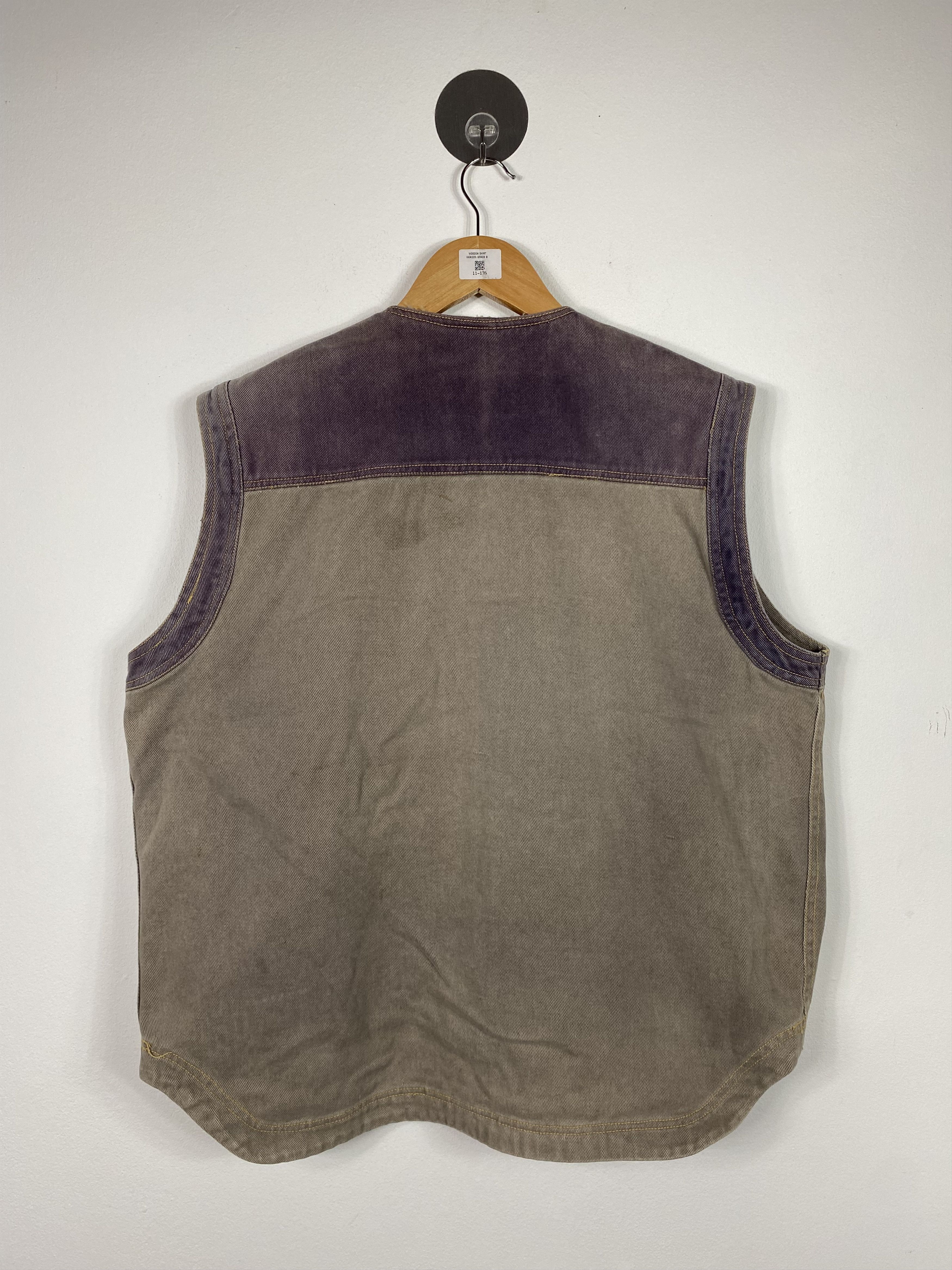 Tribal Streetwear Vintage Power Trick Tribal Y2K Denim Vest Size US XL / EU 56 / 4 - 4 Thumbnail