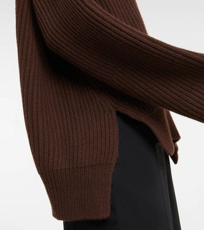 Jil Sander o1loc1c1124 Ribbed Knit Jumper in Brown Size US M / EU 48-50 / 2 - 5 Thumbnail