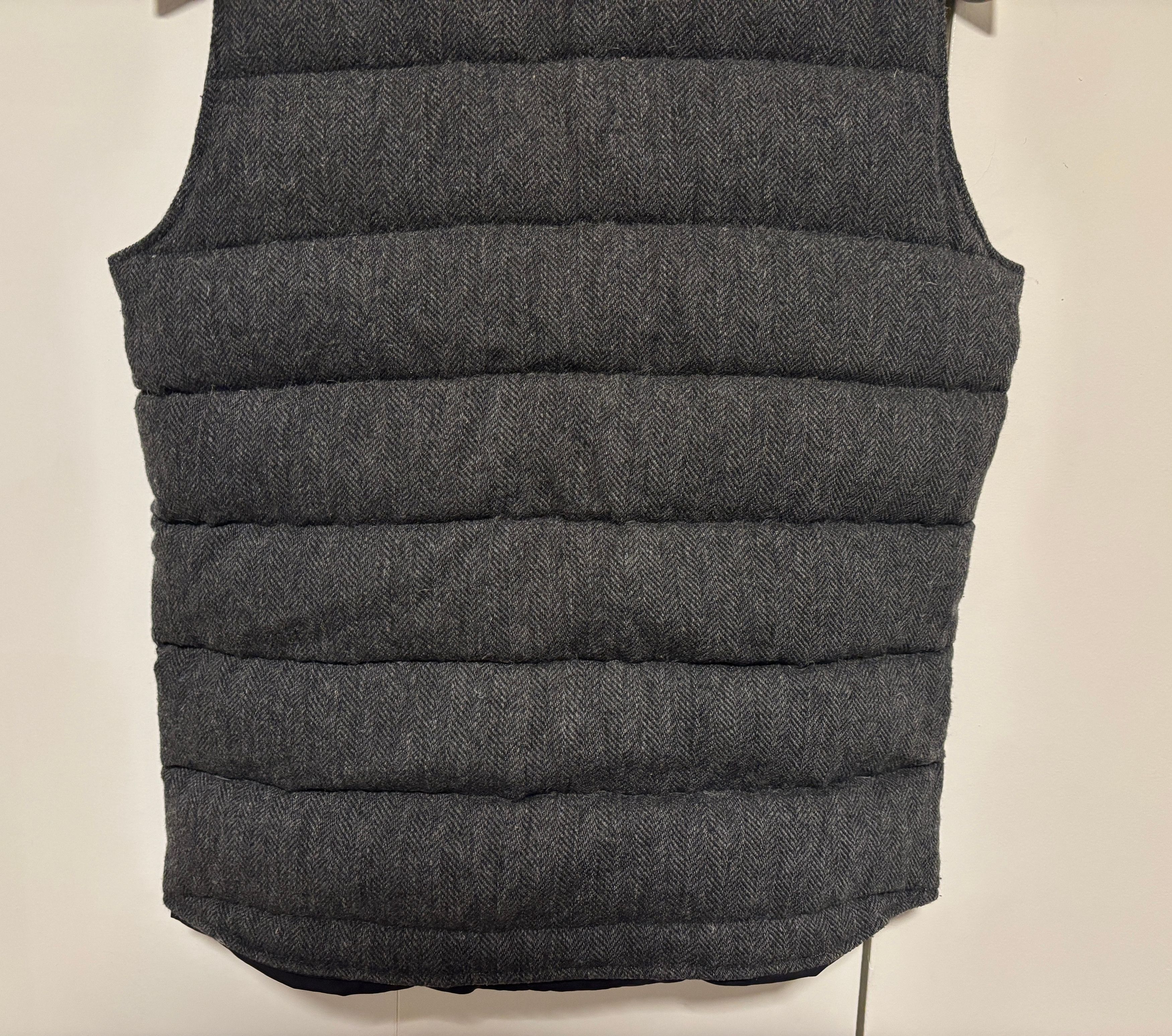 Nonnative Grey Snap Button Herringbone Wool Down Vest Size 1 Size US S / EU 44-46 / 1 - 5 Thumbnail