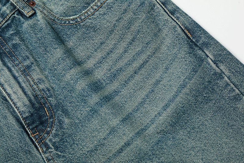 Jean American retro high street men's loose curved blade jeans Size US 32 / EU 48 - 5 Thumbnail