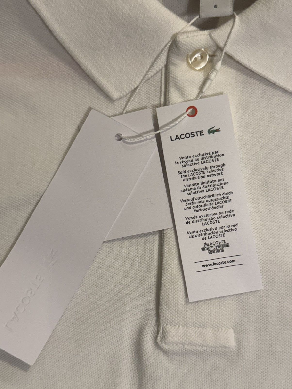 Lacoste Lacoste x Concepts white polo shirt, Size S Size US S / EU 44-46 / 1 - 3 Thumbnail