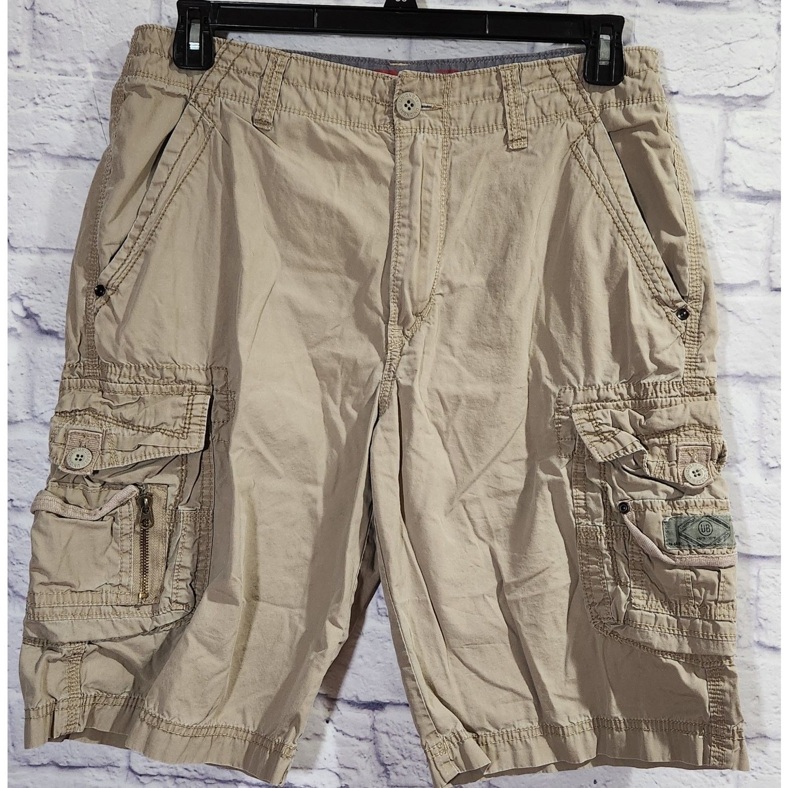 UNIONBAY UnionBay Tan Cargo Men's Shorts 32 Lightweight Side Pockets Size US 32 / EU 48 - 1 Thumbnail
