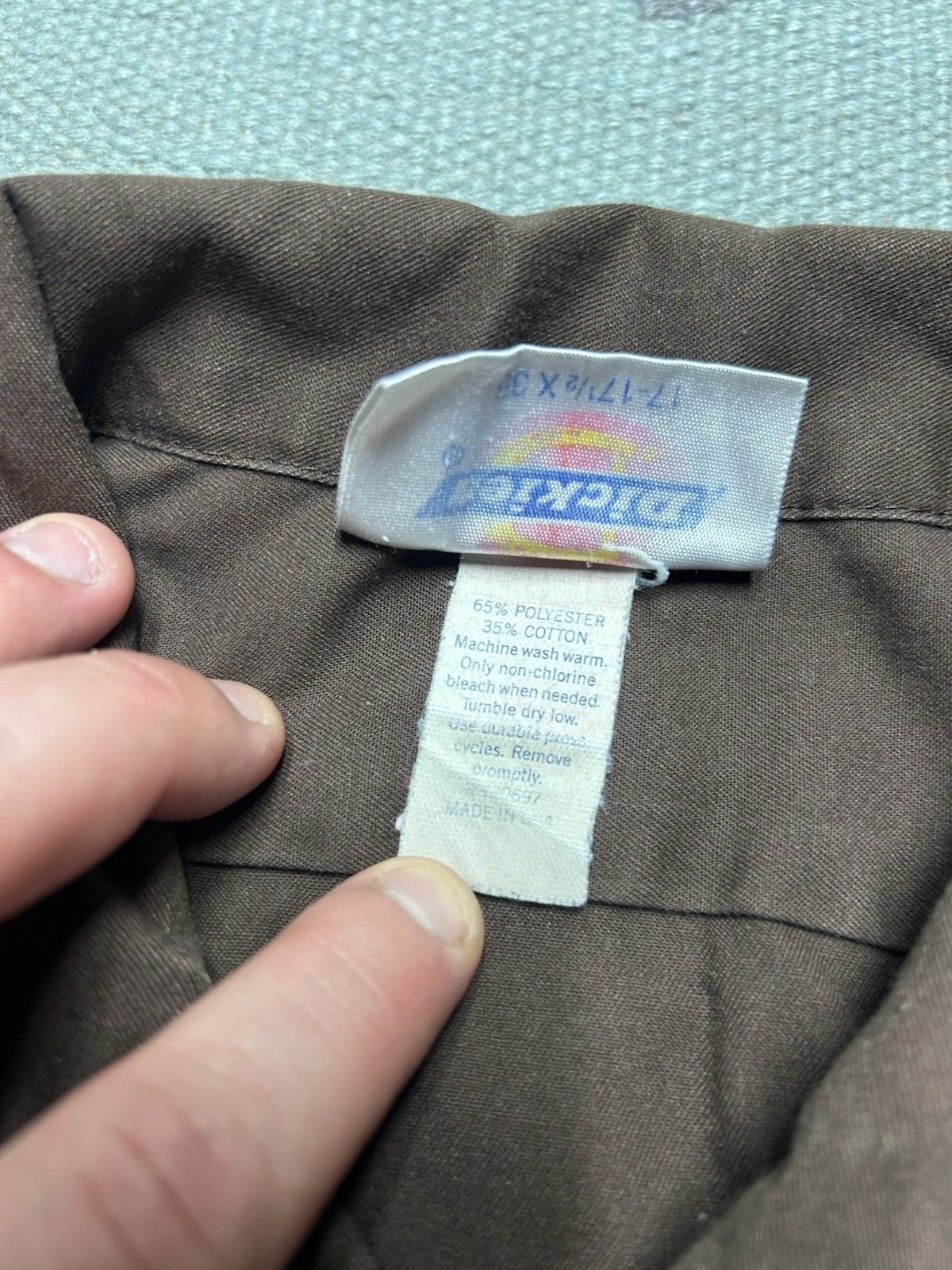 Vintage Vintage dickies work shirt chino twill workwear men’s XL Size US XL / EU 56 / 4 - 6 Thumbnail