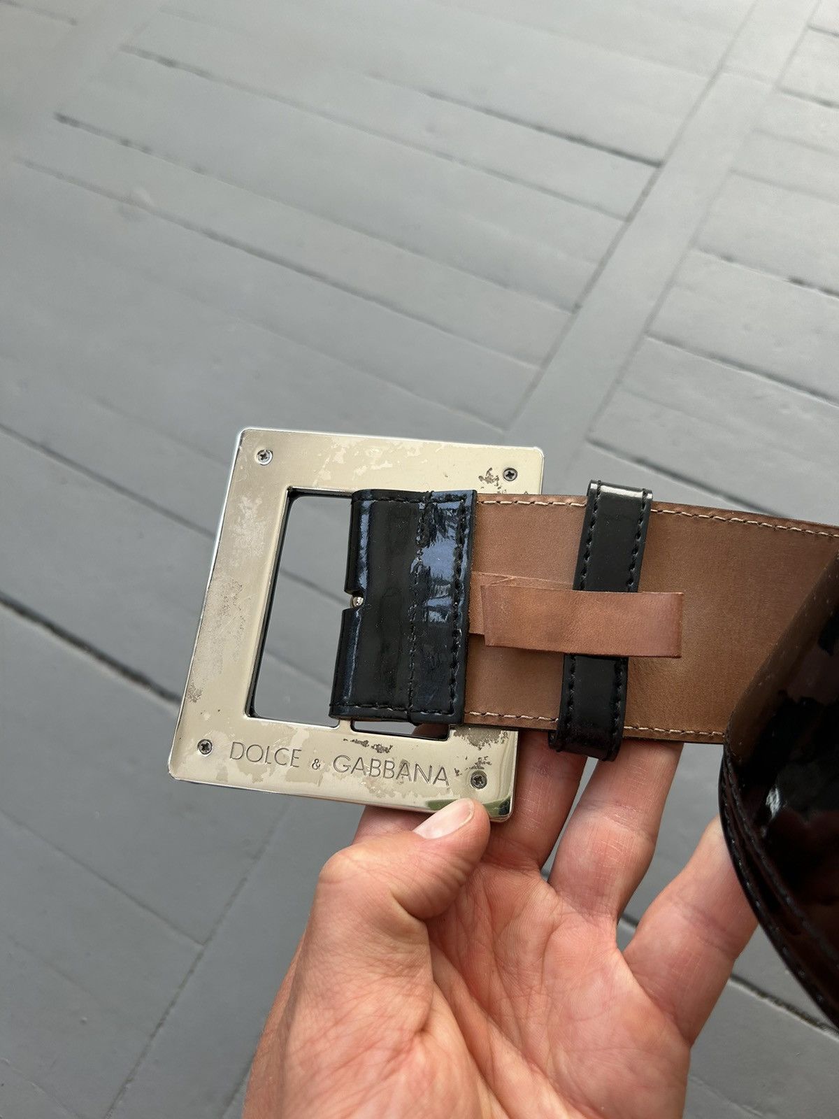 Dolce & Gabbana Dolce & Gabbana leather belt Size ONE SIZE - 4 Thumbnail