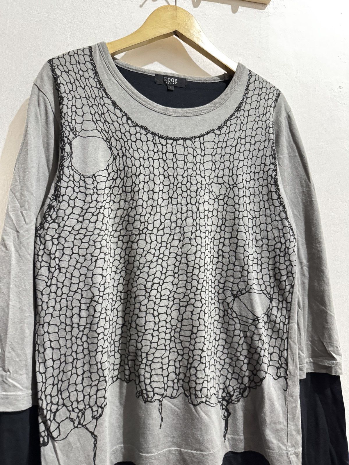 14th Addiction × Hysteric Glamour × If Six Was Nine Y2k Edge rupert mesh 2 layer ifsixwasnine long sleeve Size US L / EU 52-54 / 3 - 3 Thumbnail