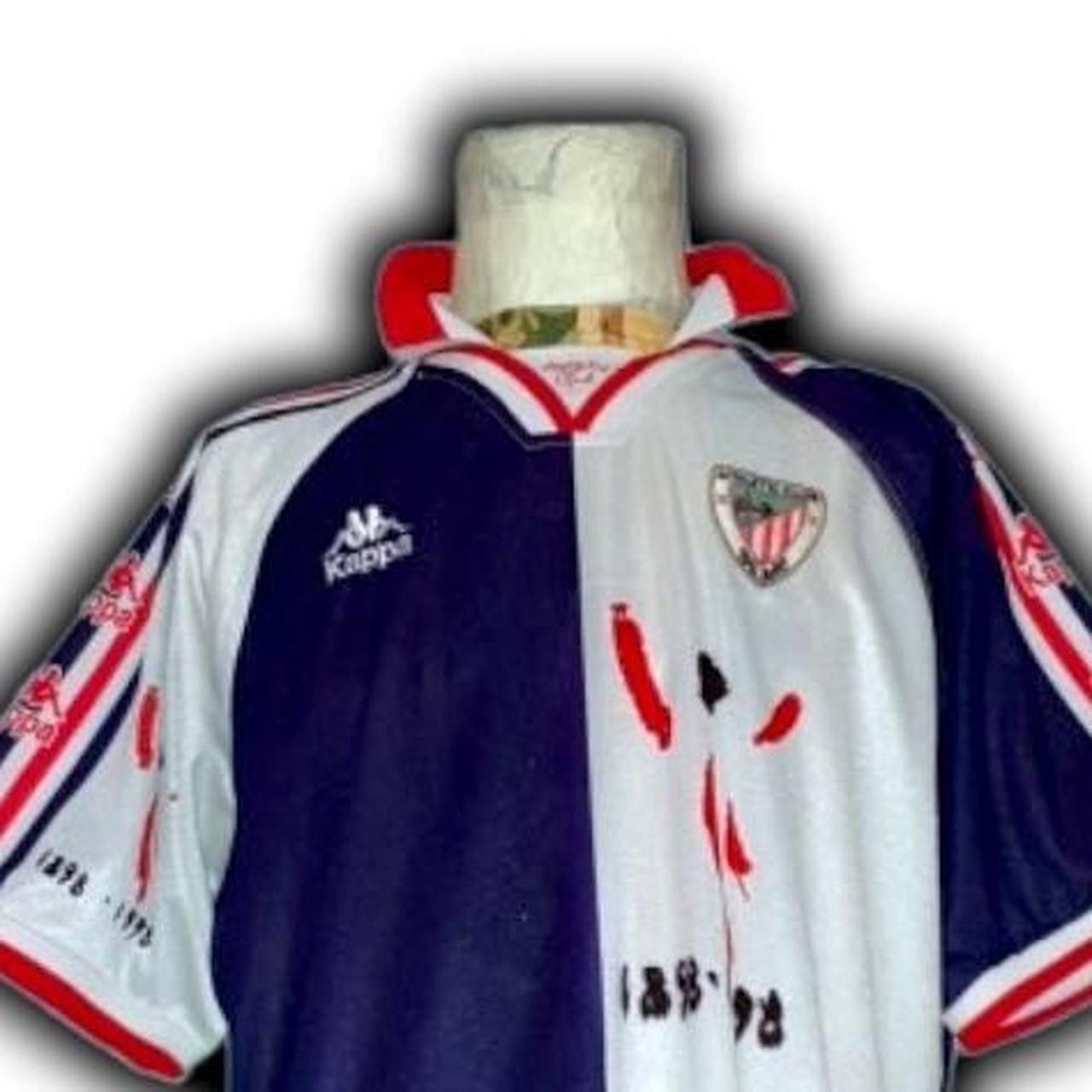 Kappa Athletic Club Bilbao 1995 1996 1997 1998 Away Shirt Jersey Size US XL / EU 56 / 4 - 2 Thumbnail
